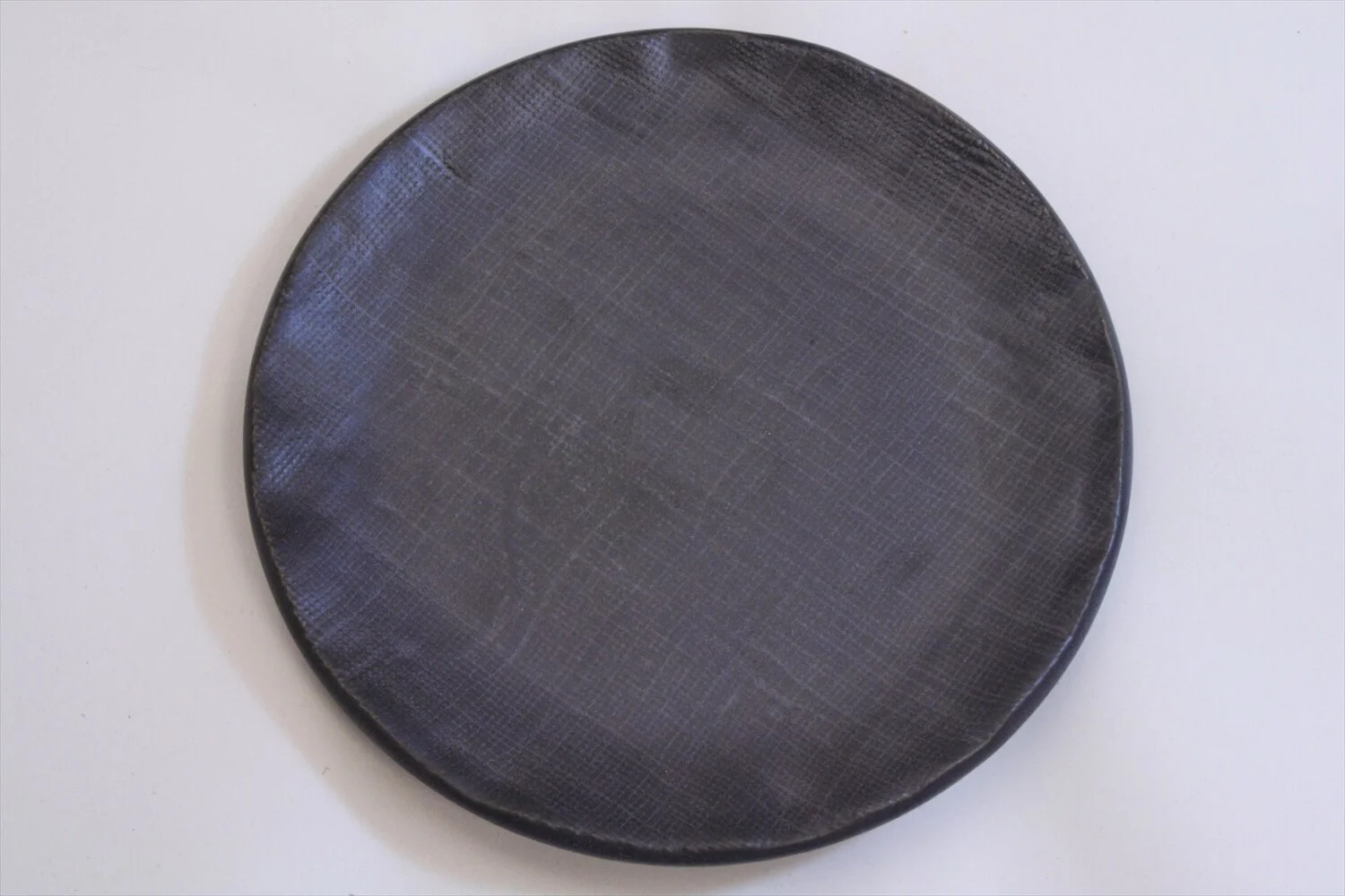148-6095 Matt black side plate 16cm