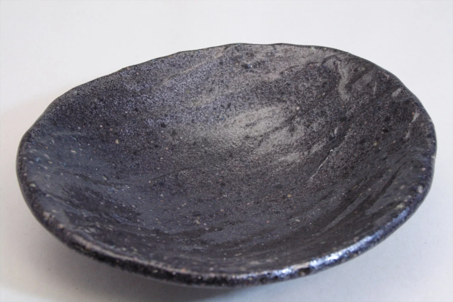 158-6263 Black oval small plate