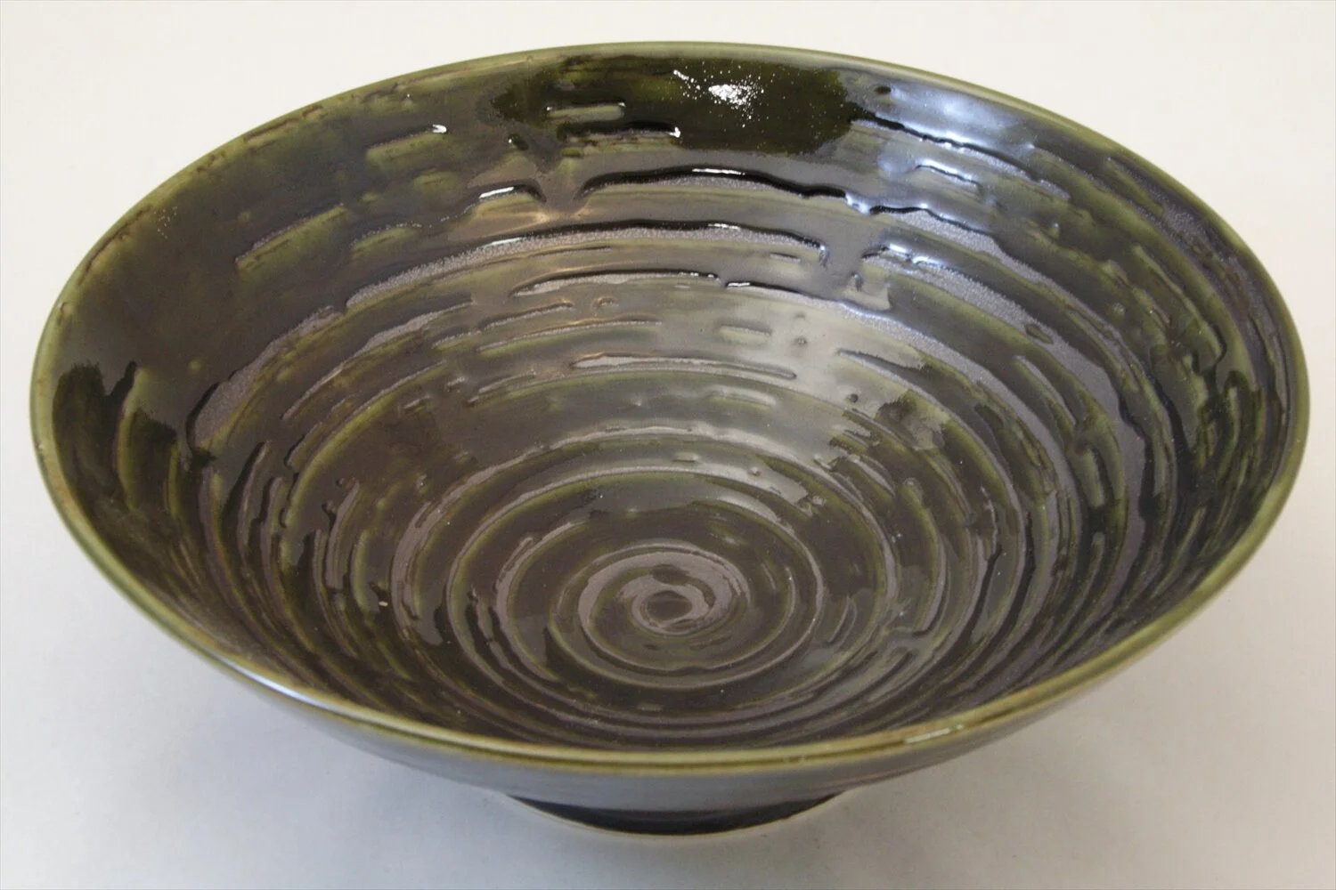 218-6014 Green serving bowl