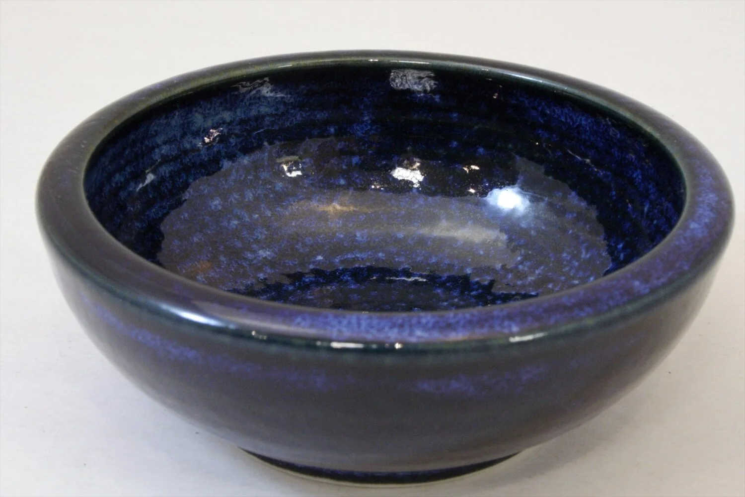 268-4165 Blue thick small bowl 13cm
