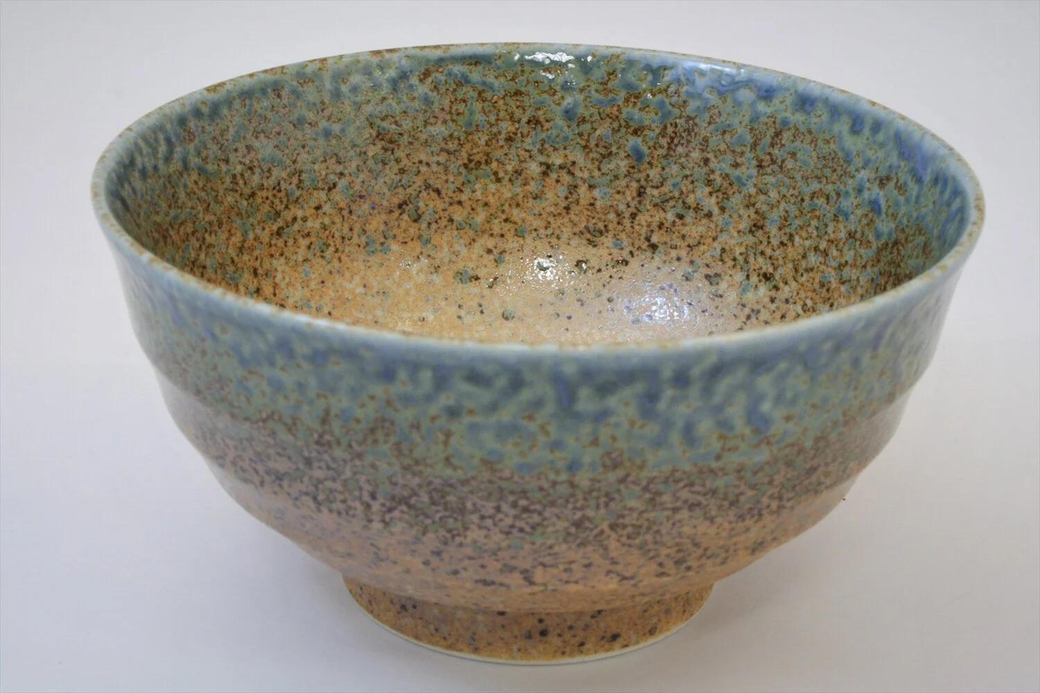 258-3242 Blue on brown donburi bowl