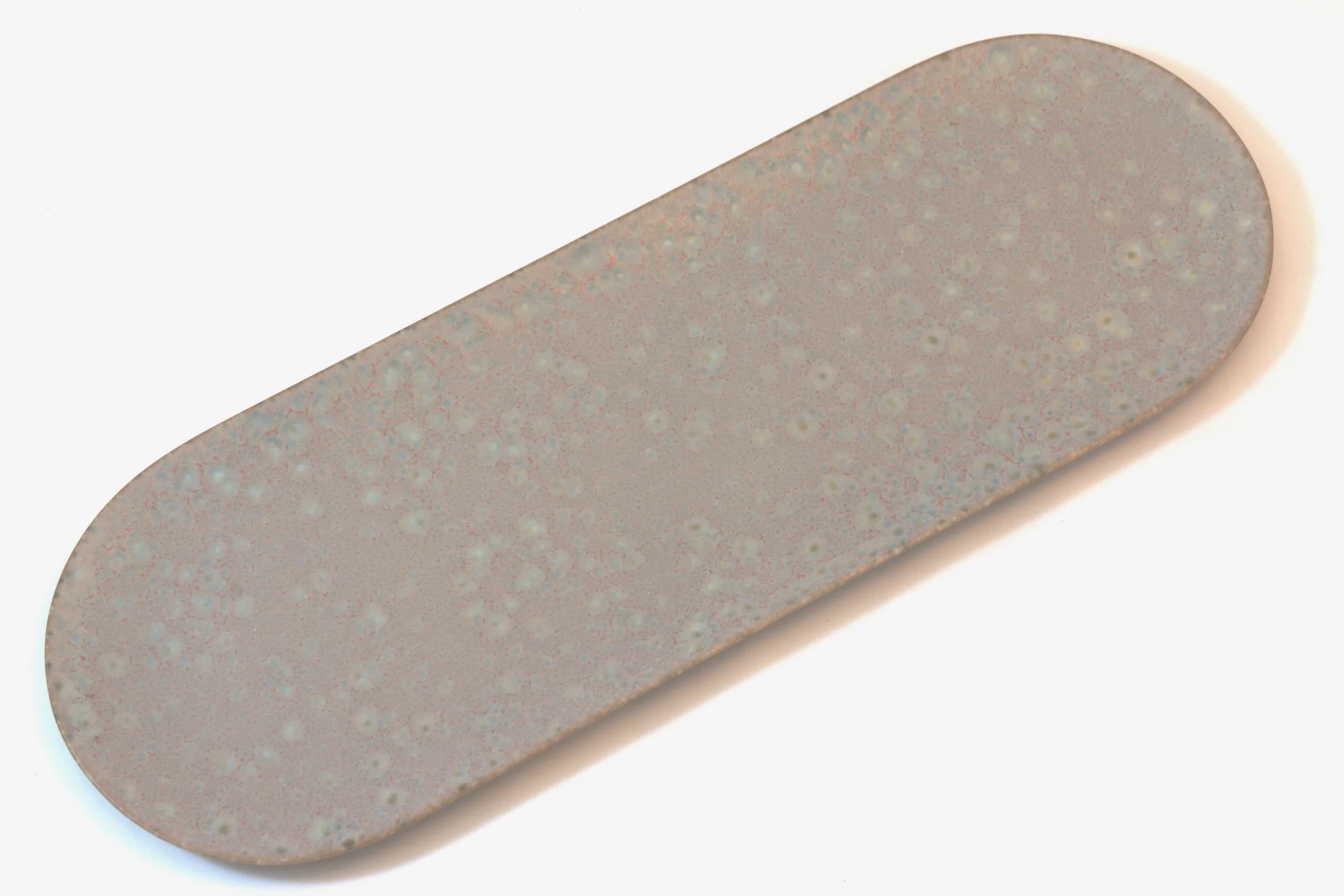 171-0531 Greige oval plate