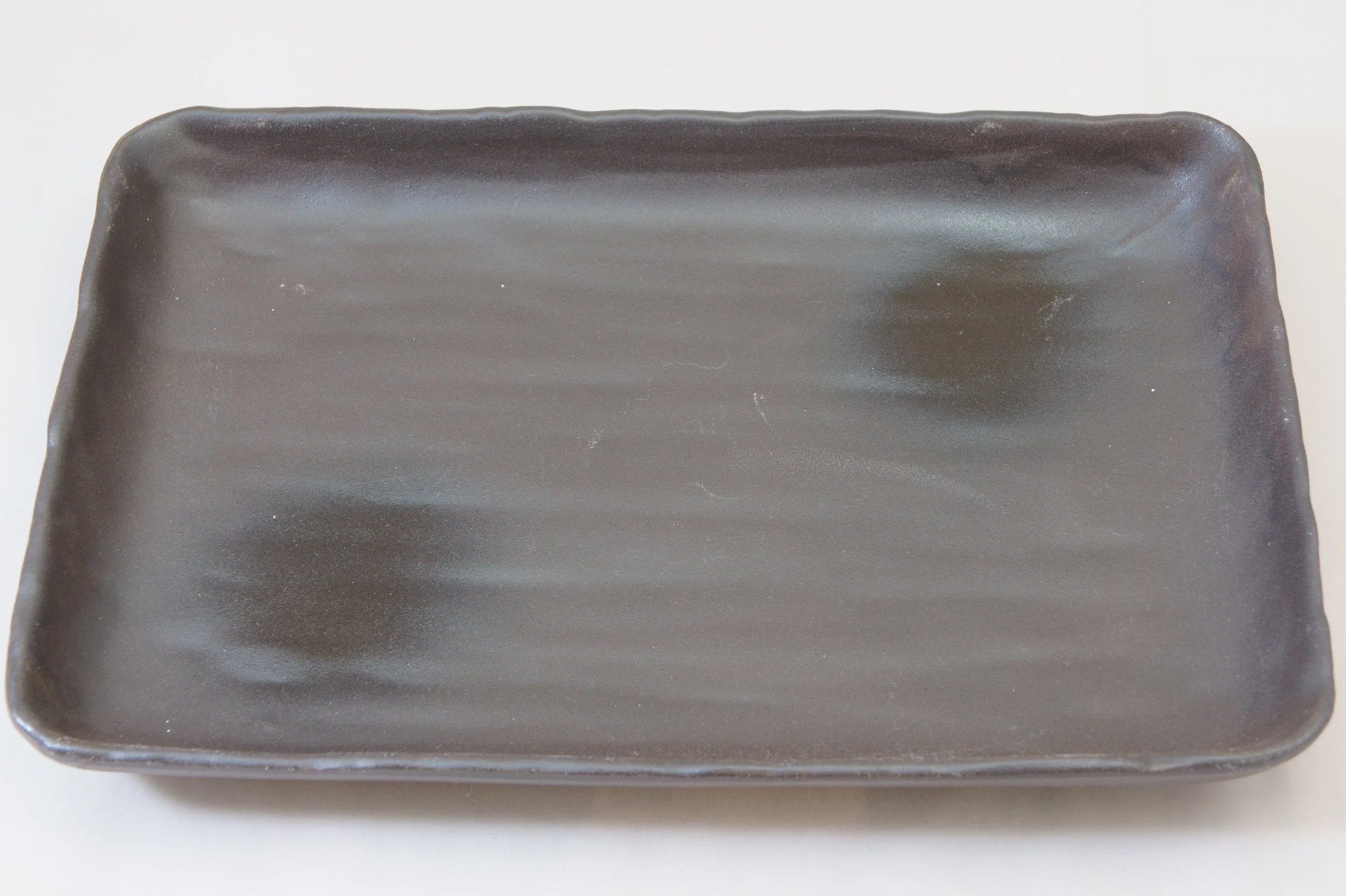 119-7132 Large rectangular black serving plate