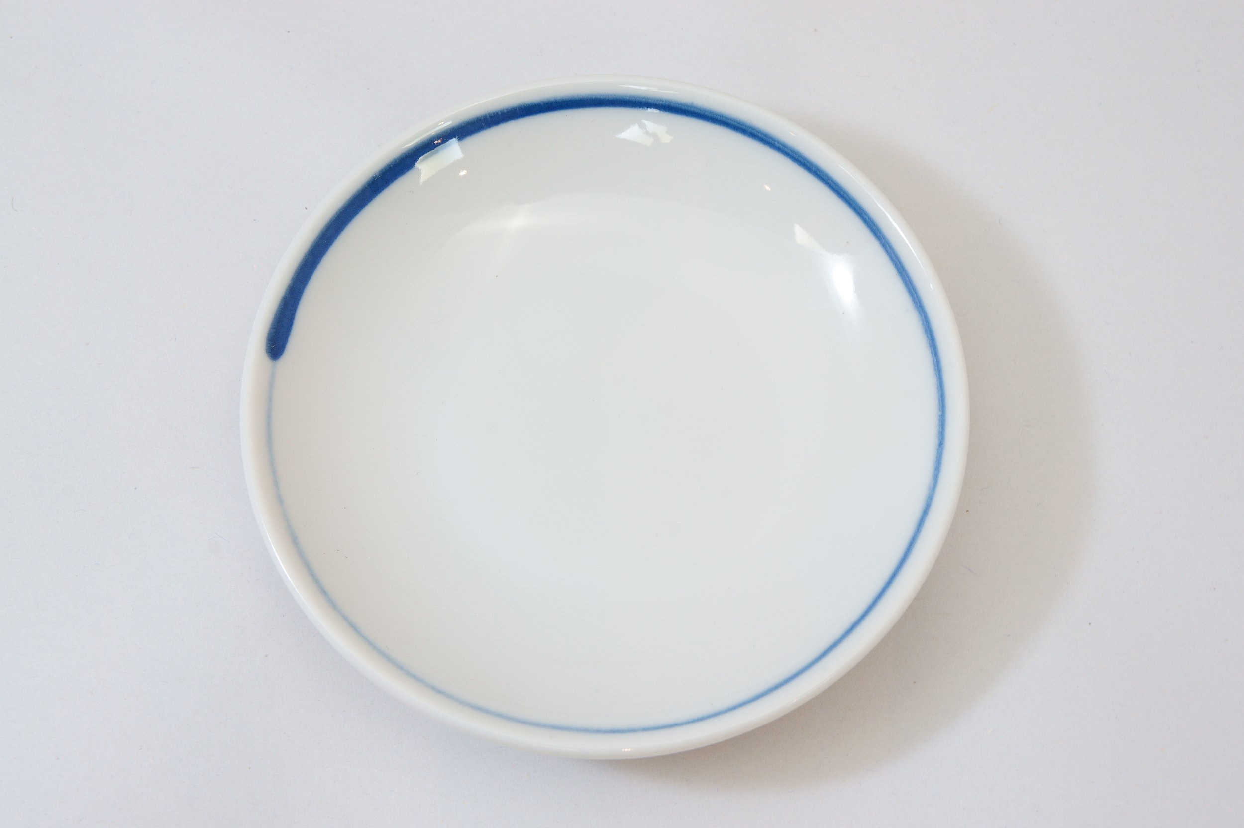 429-7094 Blue edge sauce dish