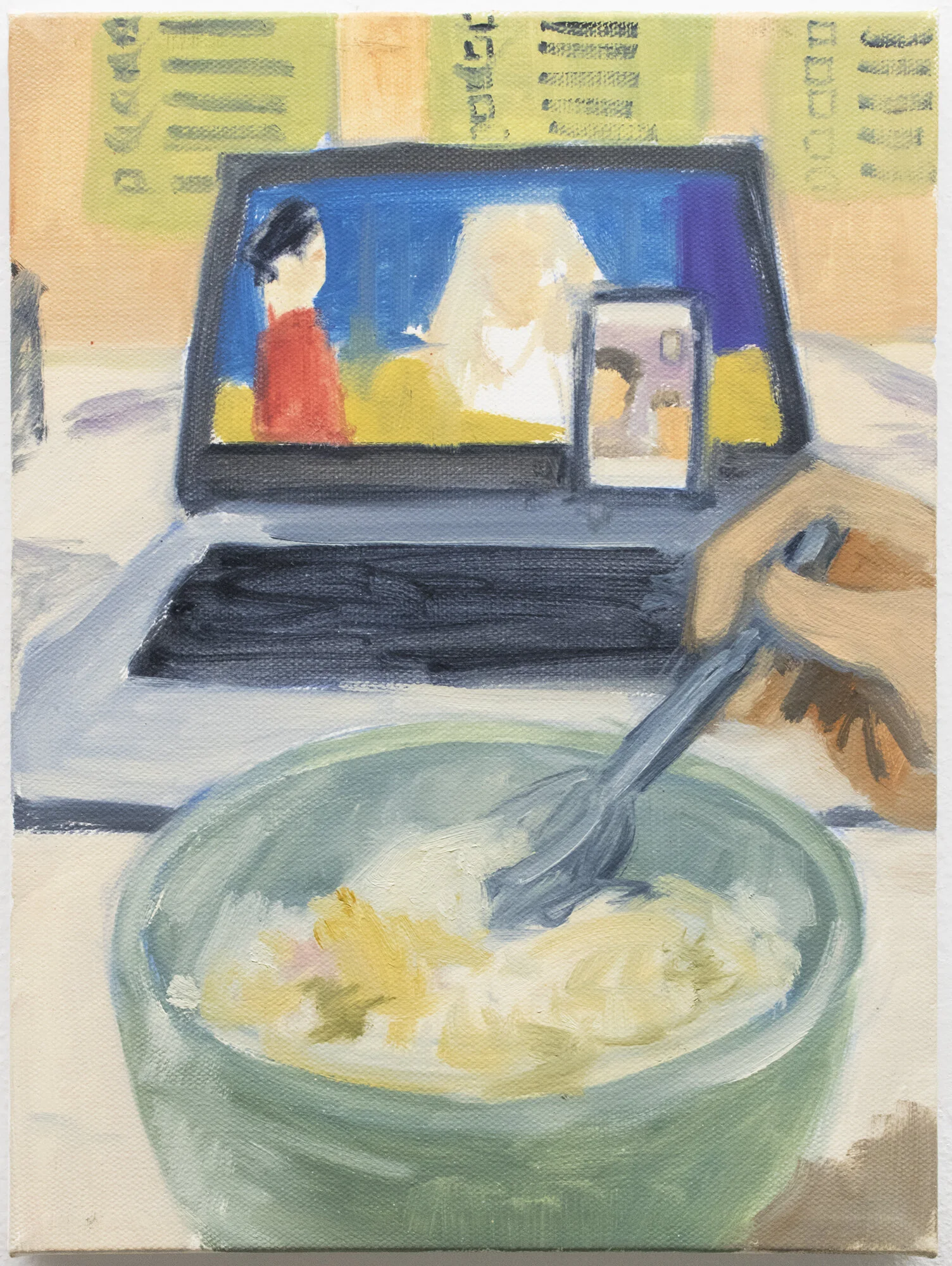 “You’re a shoe!”, 2018  Oil on Canvas, 8x10in