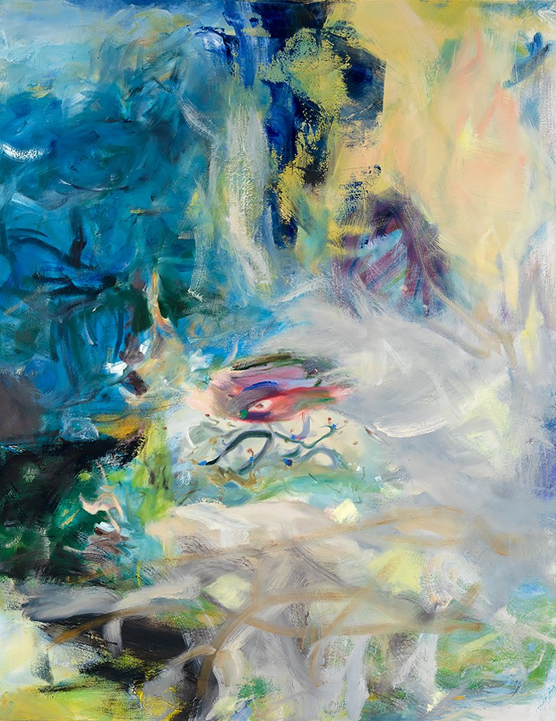 'Freshet' 2020, oil on canvas, 54 x 42 inches