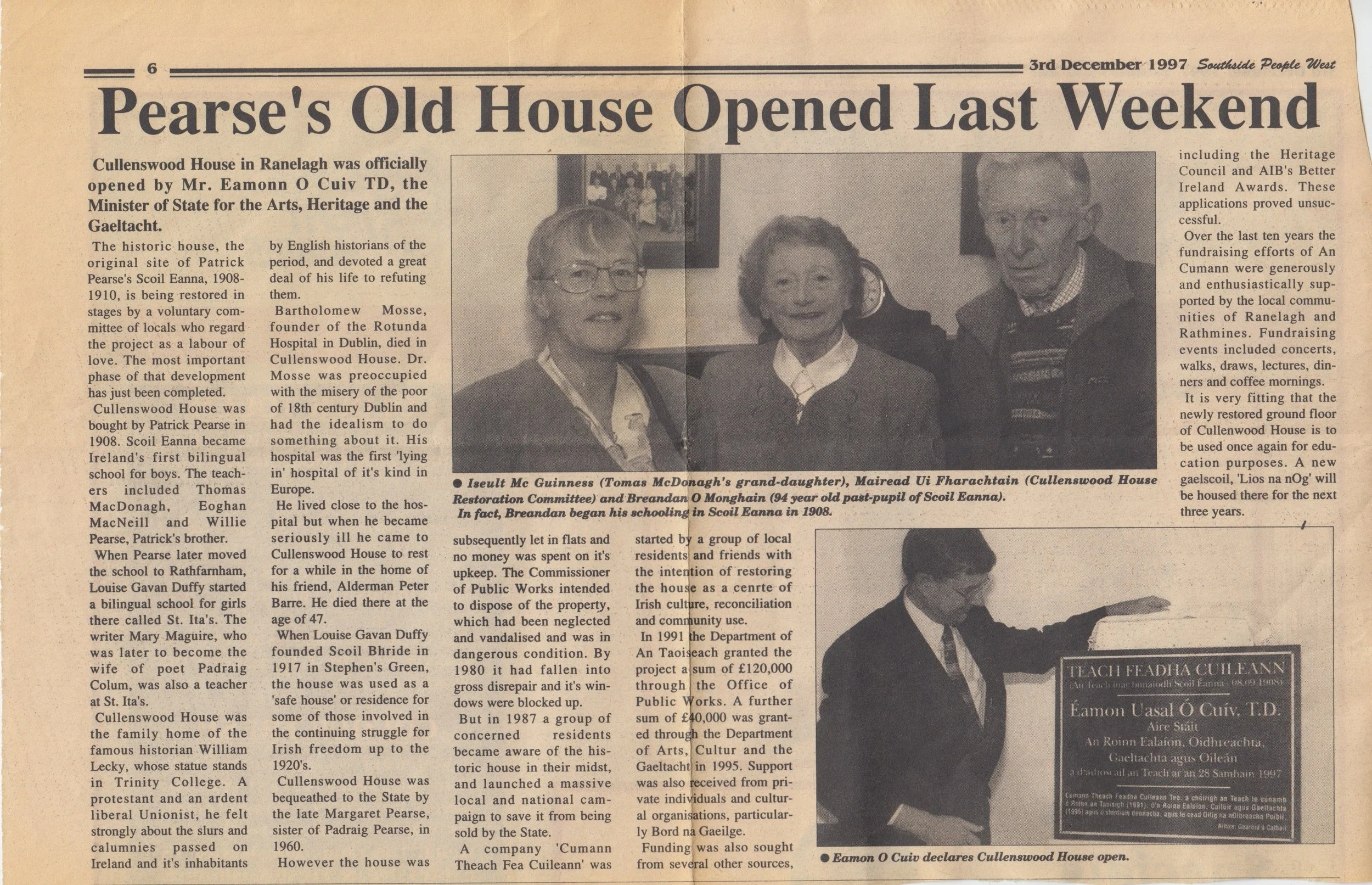 cáipéisí a bhaineannn le coiste an tí 1997 - southside people.jpeg