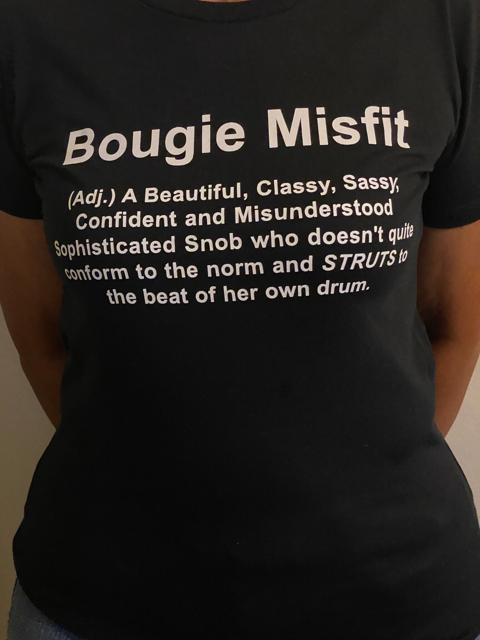 Black Definition Tee