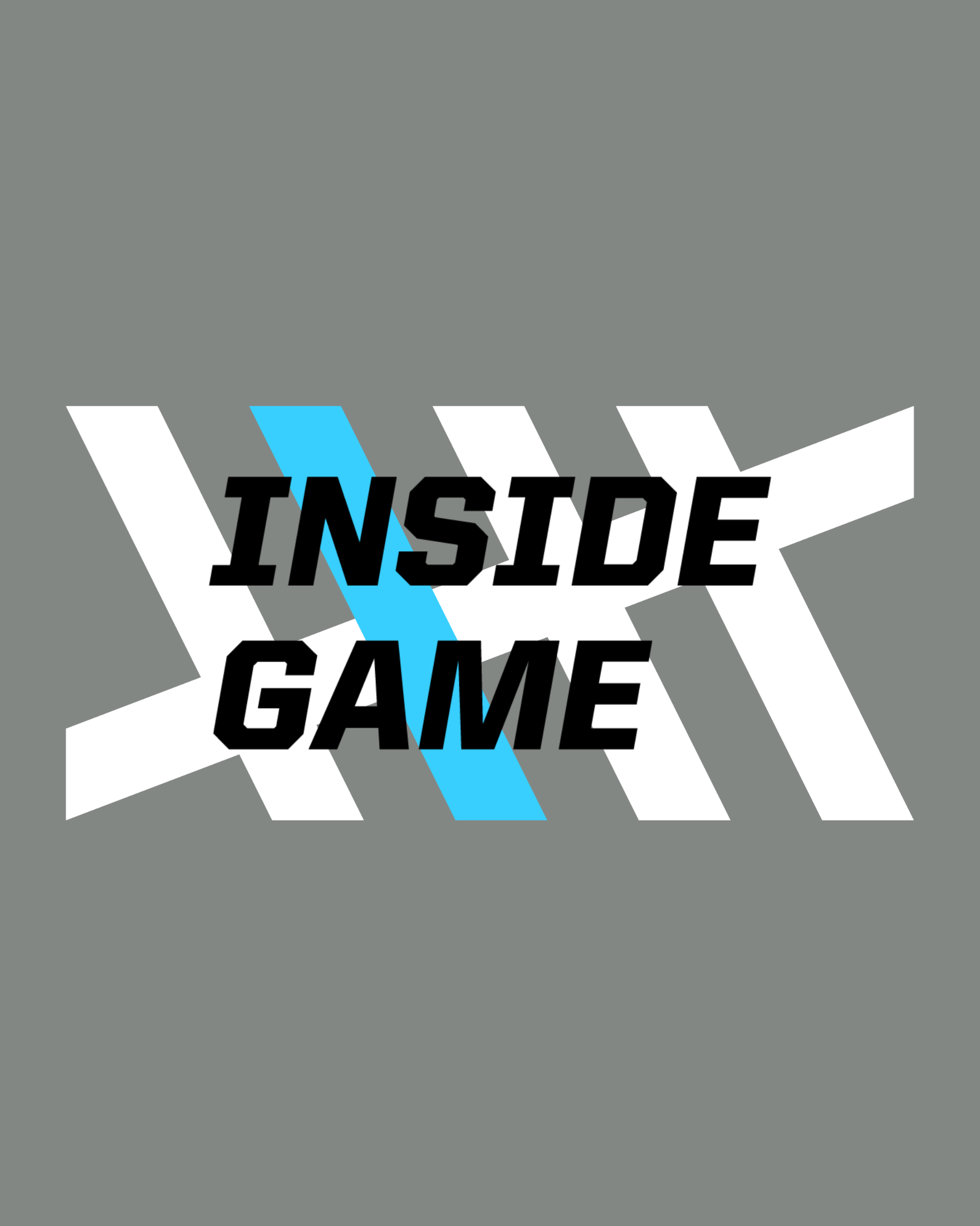 Logo with the words 'Inside Game' overlaying a gray background with black, white, and blue geometric lines.