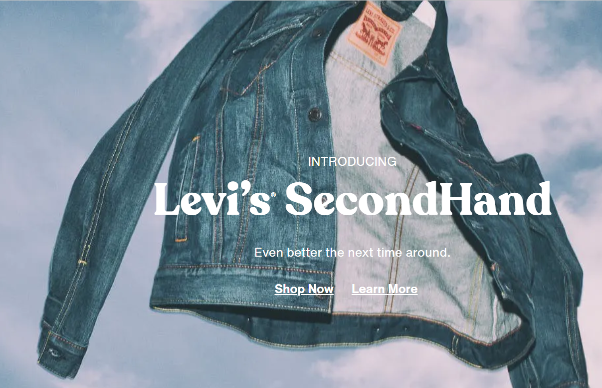 Levi's Sustainability + Recommerce Site