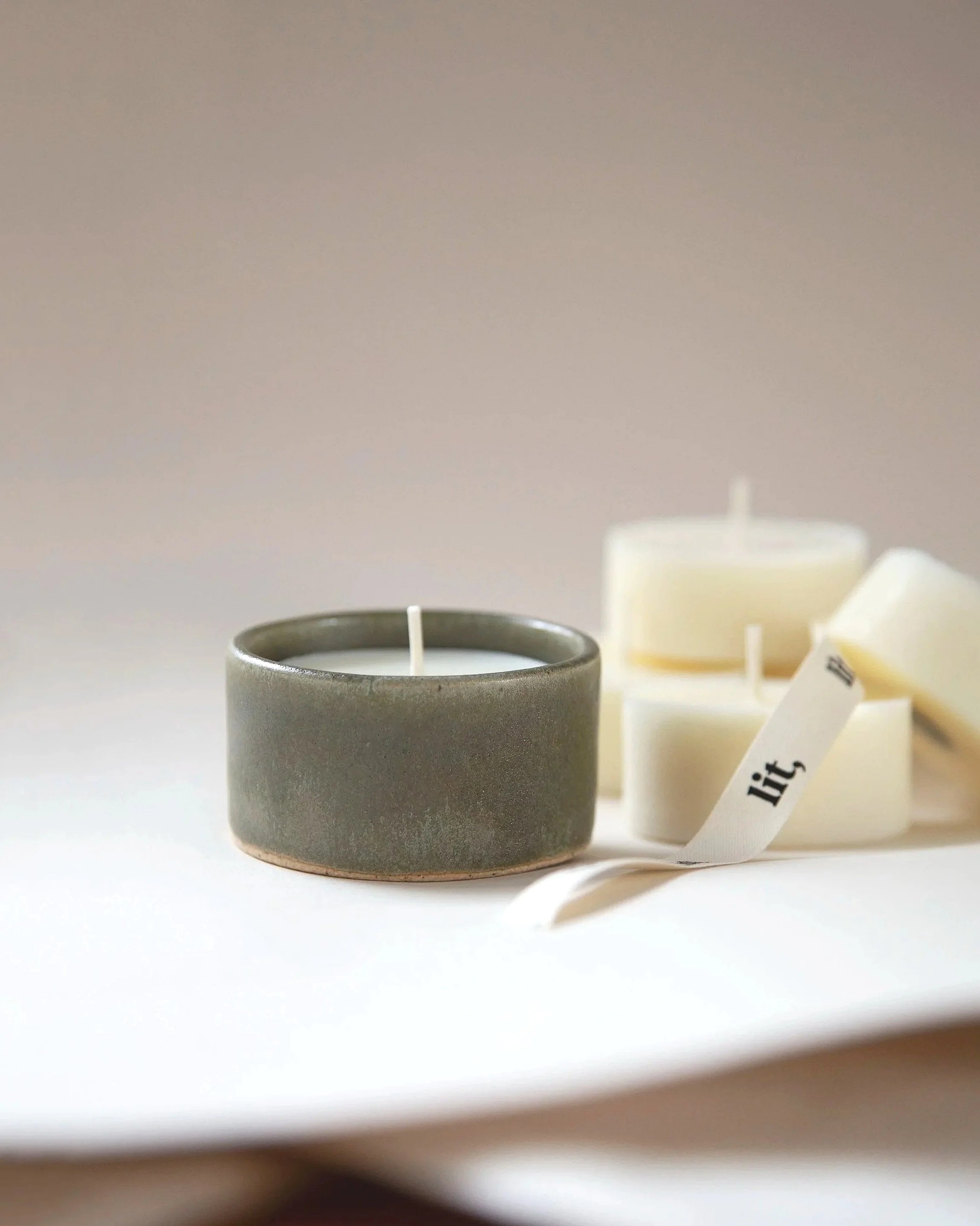 Signature Scent Trio [ARTICHOKE GLAZE] by Lit + Grey Suit Clay