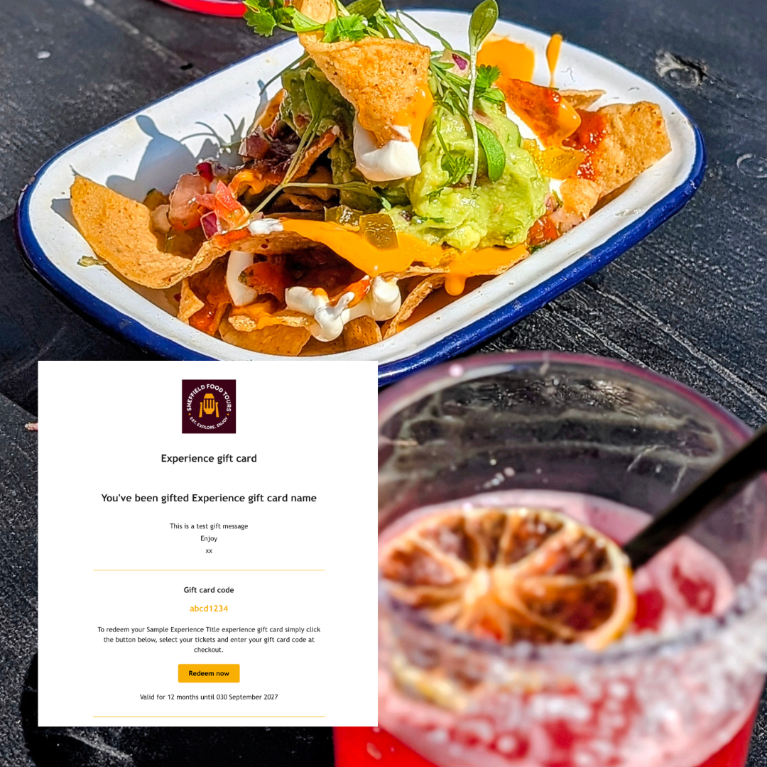 Sheffield Restaurant Gift Experience Voucher