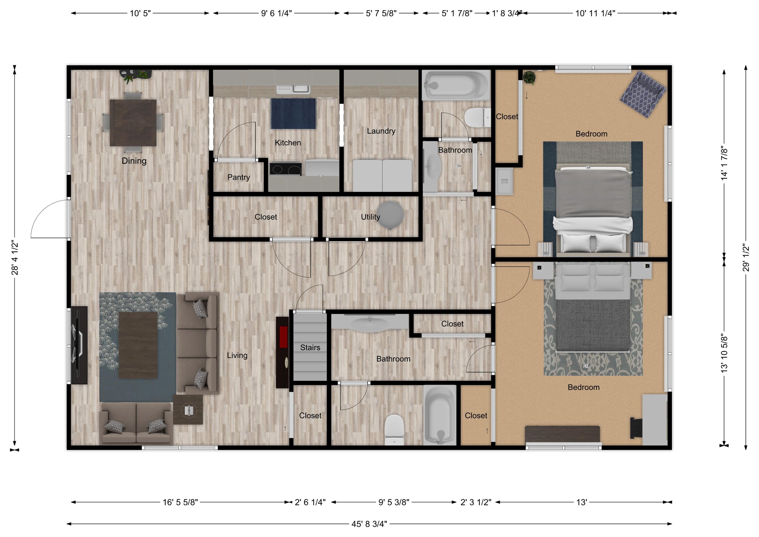 Roxbury 2BR Floor plan 2D.jpg