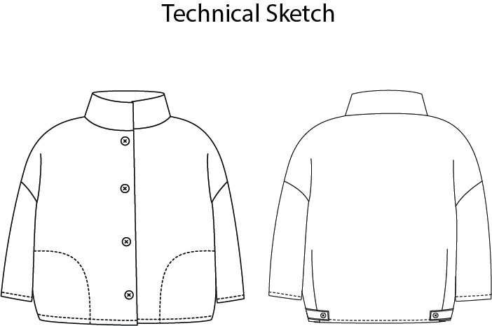 Park Jacket Sewing Pattern — Open Studio Patterns