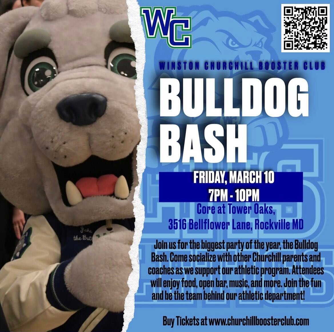 The Bash is back! Adults-only evening with our fabulous Bulldog coaches!  Tickets are limited so buy yours today at https://www.churchillboosterclub.com/2023-booster-bash!