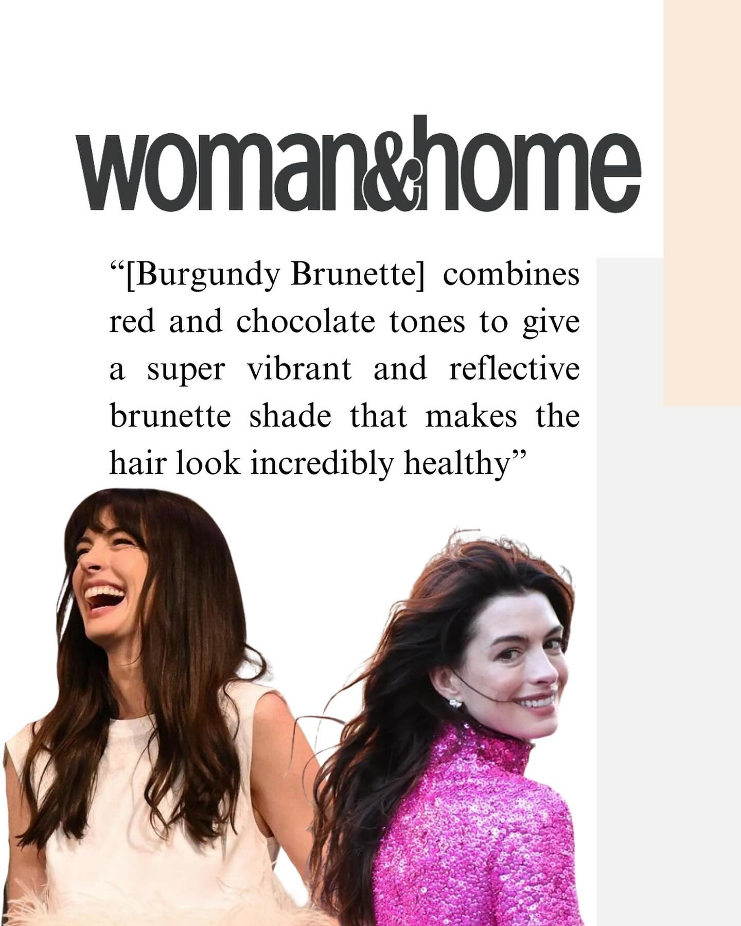 This year is a celebration of brunette hair in all its forms and this shade takes inspiration from the trending oxblood red shade seen on celebs like Dua Lipa, but its a great alternative for those who&rsquo;re hesitant to opt for something that brig