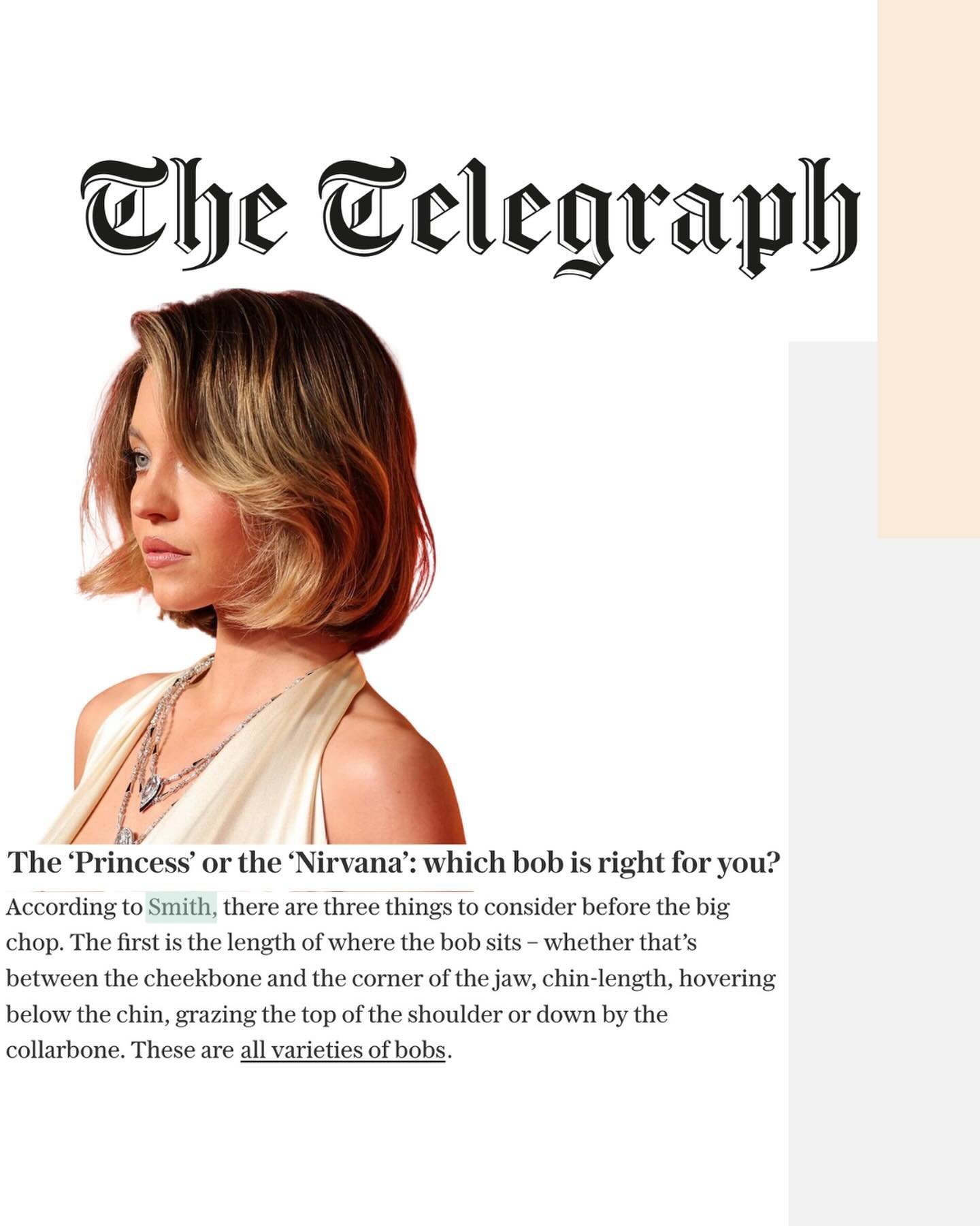 A bob in some form is always on trend in some way - here are some of the latest for some inspiration for you!

Thank you @telegraph and @soniaharia! 

#bobhaircut #hairtrend #hair #fyp