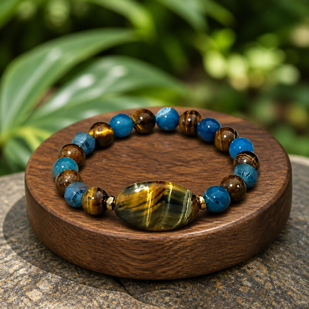 Tiger Eye/Agate Bracelet