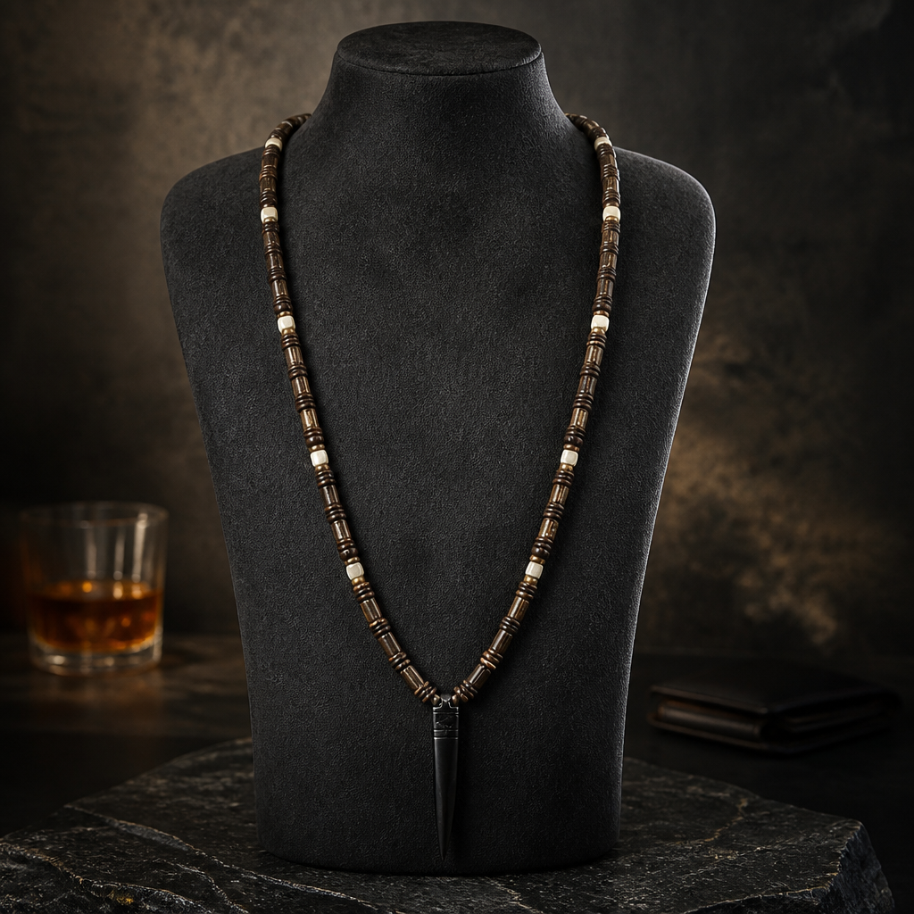 Men's Smokey Quartz Necklace