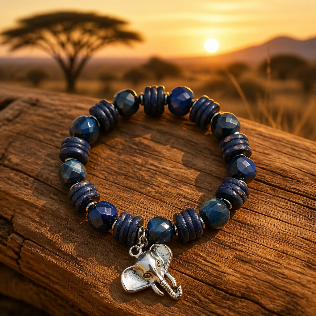 Blue Harmony Stretch Bracelet