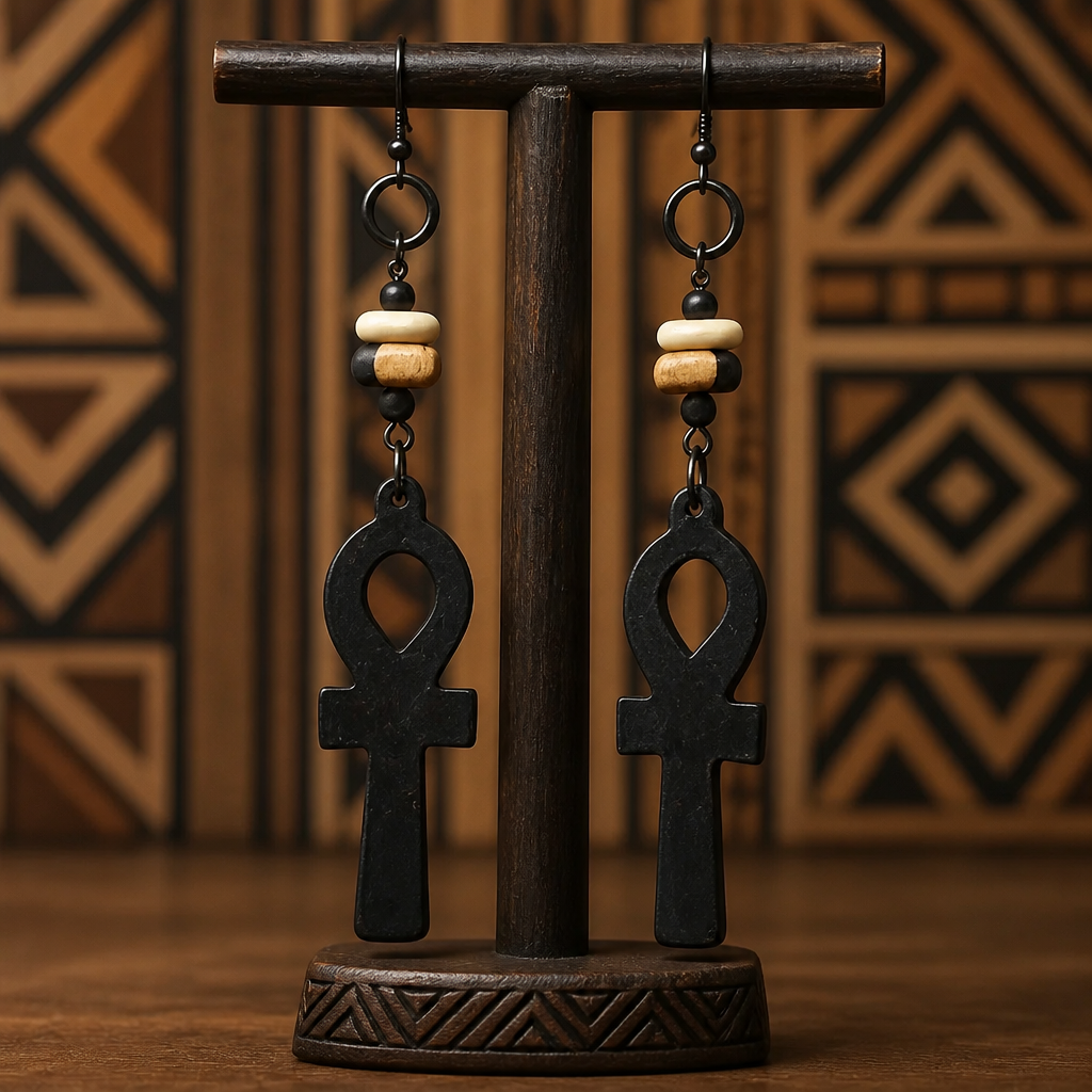African Elegance Dangler Earrings