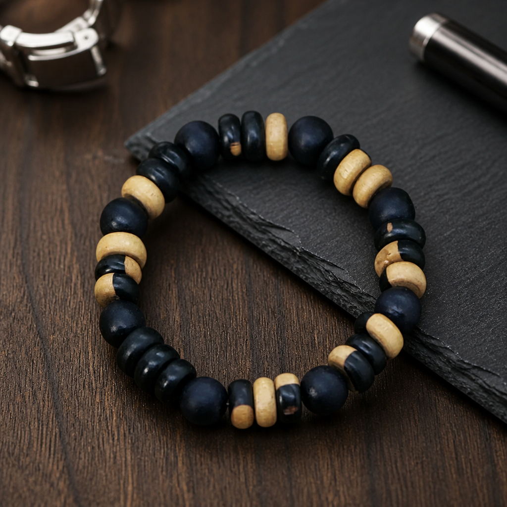 Men's Ebony Arabian Prayer Bead Bracelet
