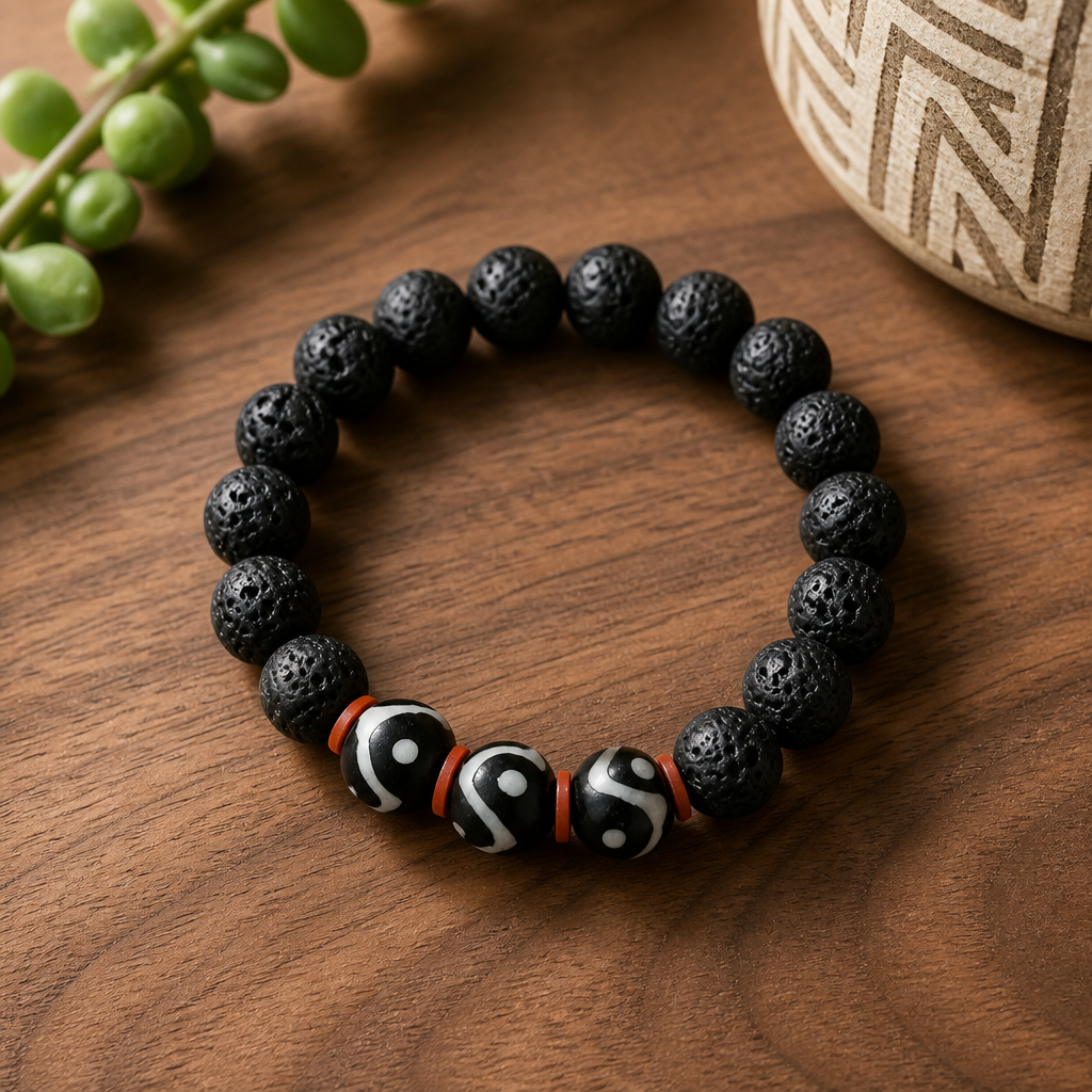 Black Lava Adventure Bracelet