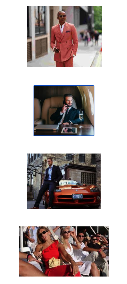 typical millionaire images