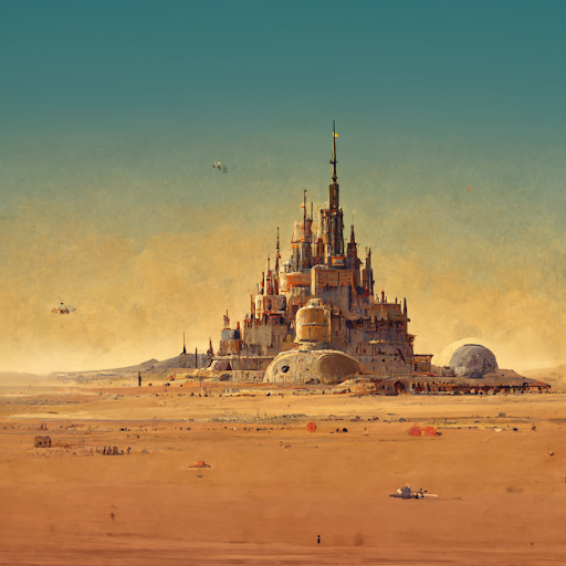 Disney Castle on Tatooine