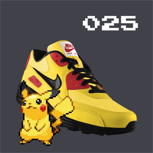 025 / Pikachu / Nike Air Max 90 iD