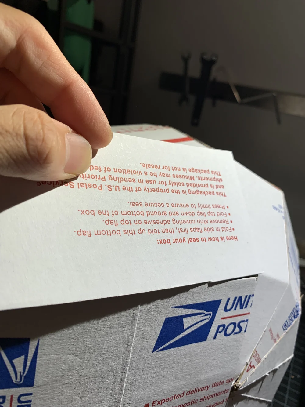 Gluing shell support piece over the EVA foam