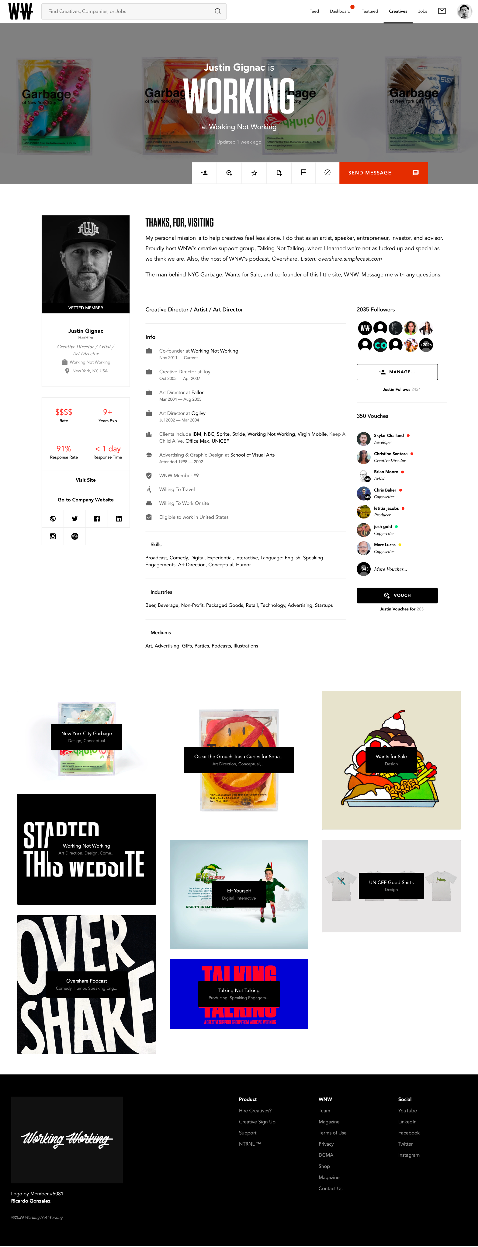 Current Creative Profile