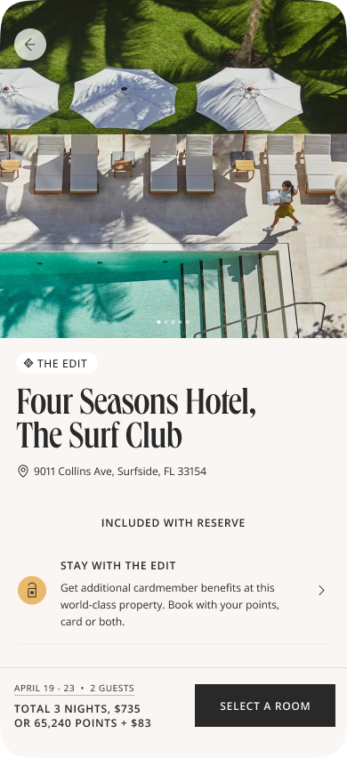 1.2 Hotel detail page
