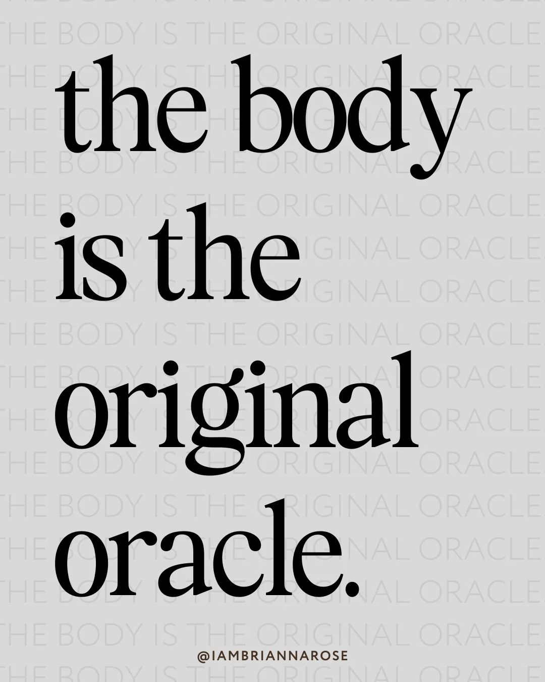 The body is the oracle. ✨
She holds every story you&rsquo;ve lived &mdash; and every one you&rsquo;re here to rewrite.

The jaw that clenches when you want to speak&hellip; Water meridian, holding back truth.
The posture that collapses when you feel 