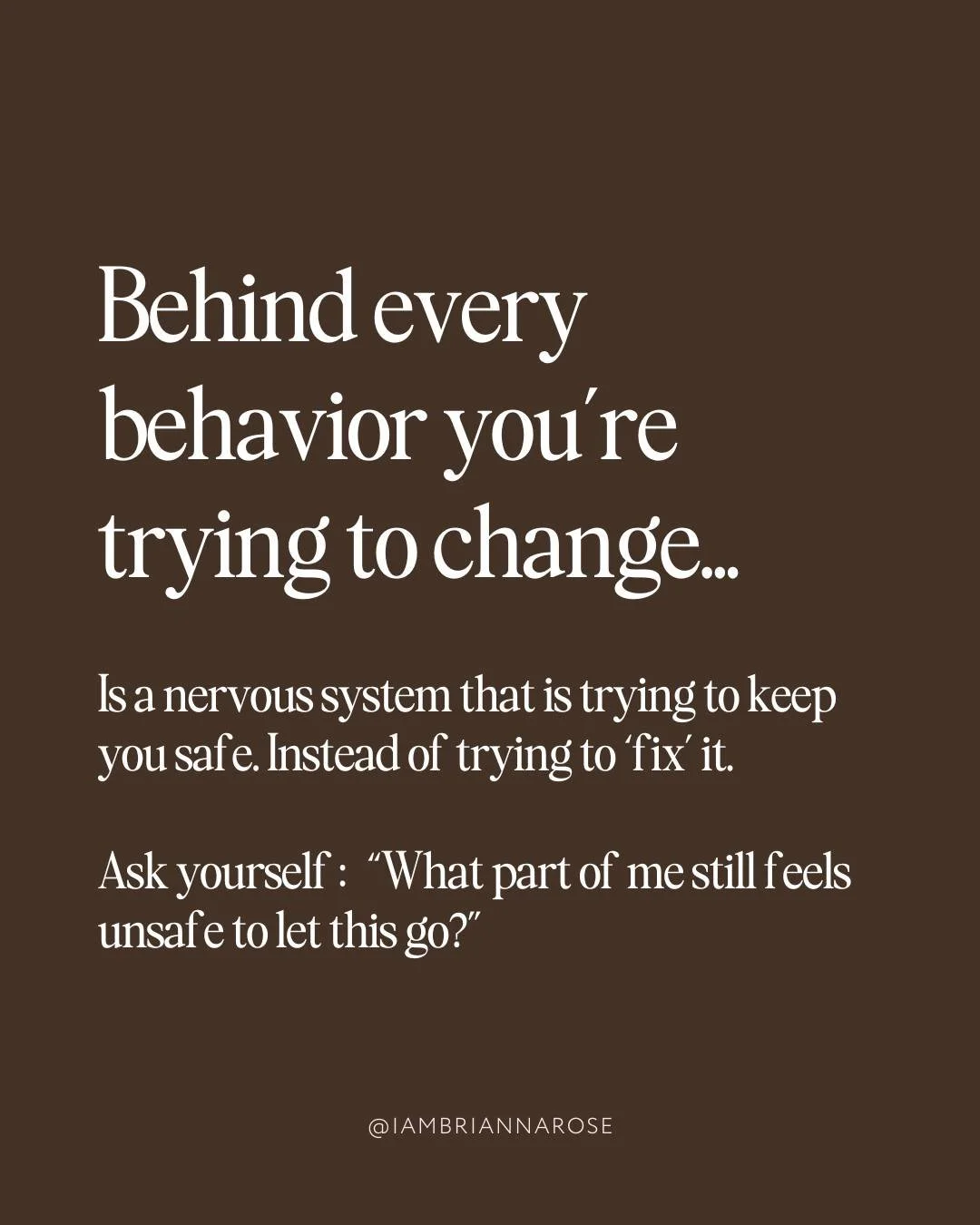 Before you ask,

&ldquo;Why do I keep doing this?&rdquo;

Try asking:
&ldquo;What part of me still feels unsafe to let this go?&rdquo;

That reaction, that pattern, that quiet flinch&mdash;

it isn&rsquo;t weakness.
It&rsquo;s a strategy your body le