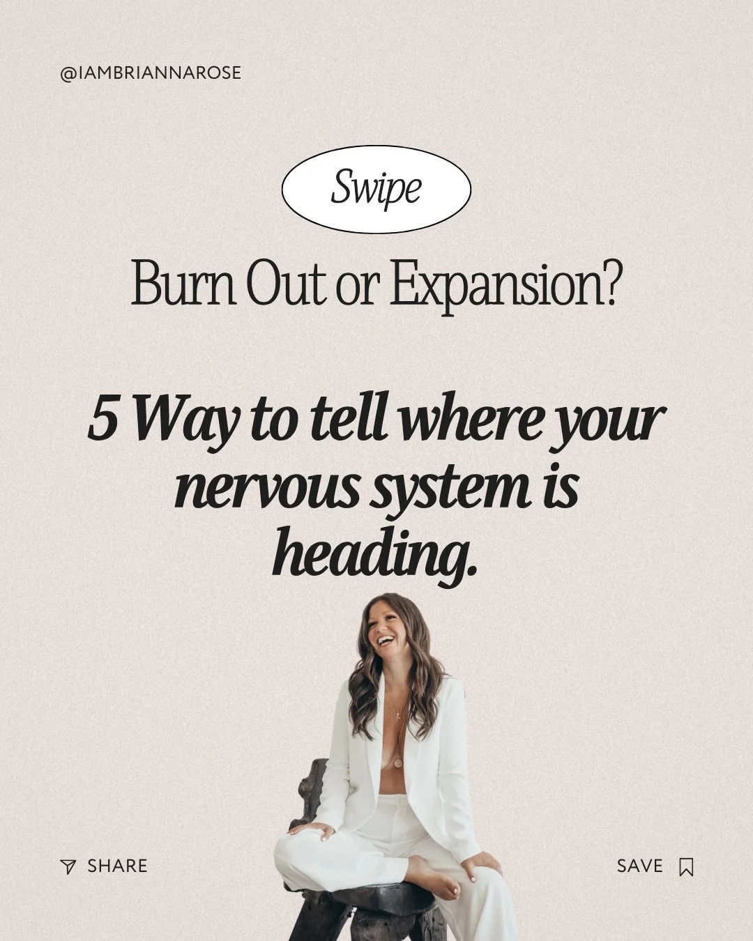 SAVE THIS &mdash; YOU WILL NEED IT LATER :) 
⠀⠀⠀⠀⠀⠀⠀⠀⠀
High-capacity women don&rsquo;t burn out because they&rsquo;re weak.
They burn out because no one ever taught them how to read their bodies accurately.
⠀⠀⠀⠀⠀⠀⠀⠀⠀
And when you&rsquo;re building so