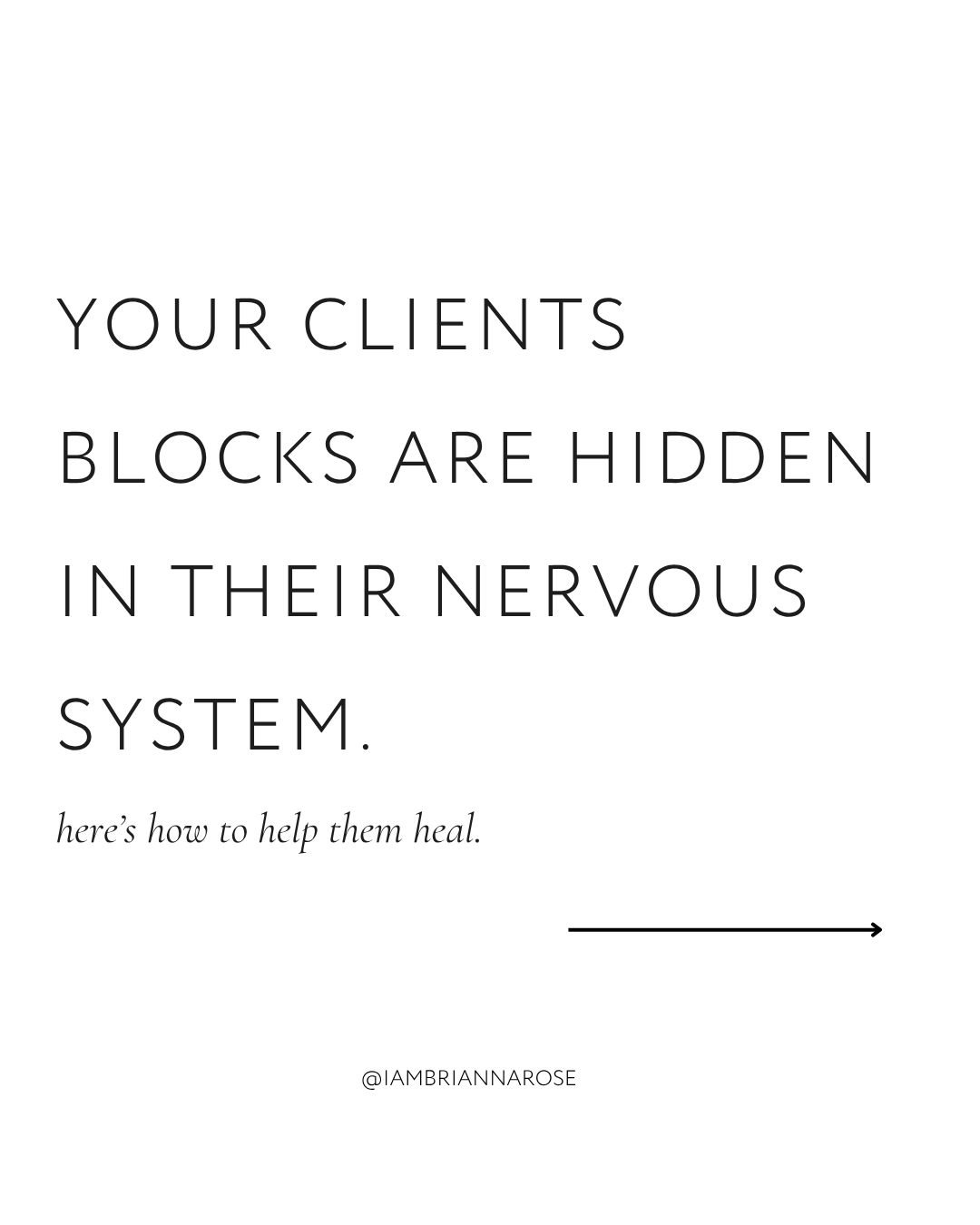 Ever notice how your clients keep hitting the same blocks?

The same fear of showing up.
The same self-sabotage.
The same cycle of starting &amp; stopping.

It&rsquo;s not just their mindset.
It&rsquo;s not just their energy.
And it&rsquo;s not just 