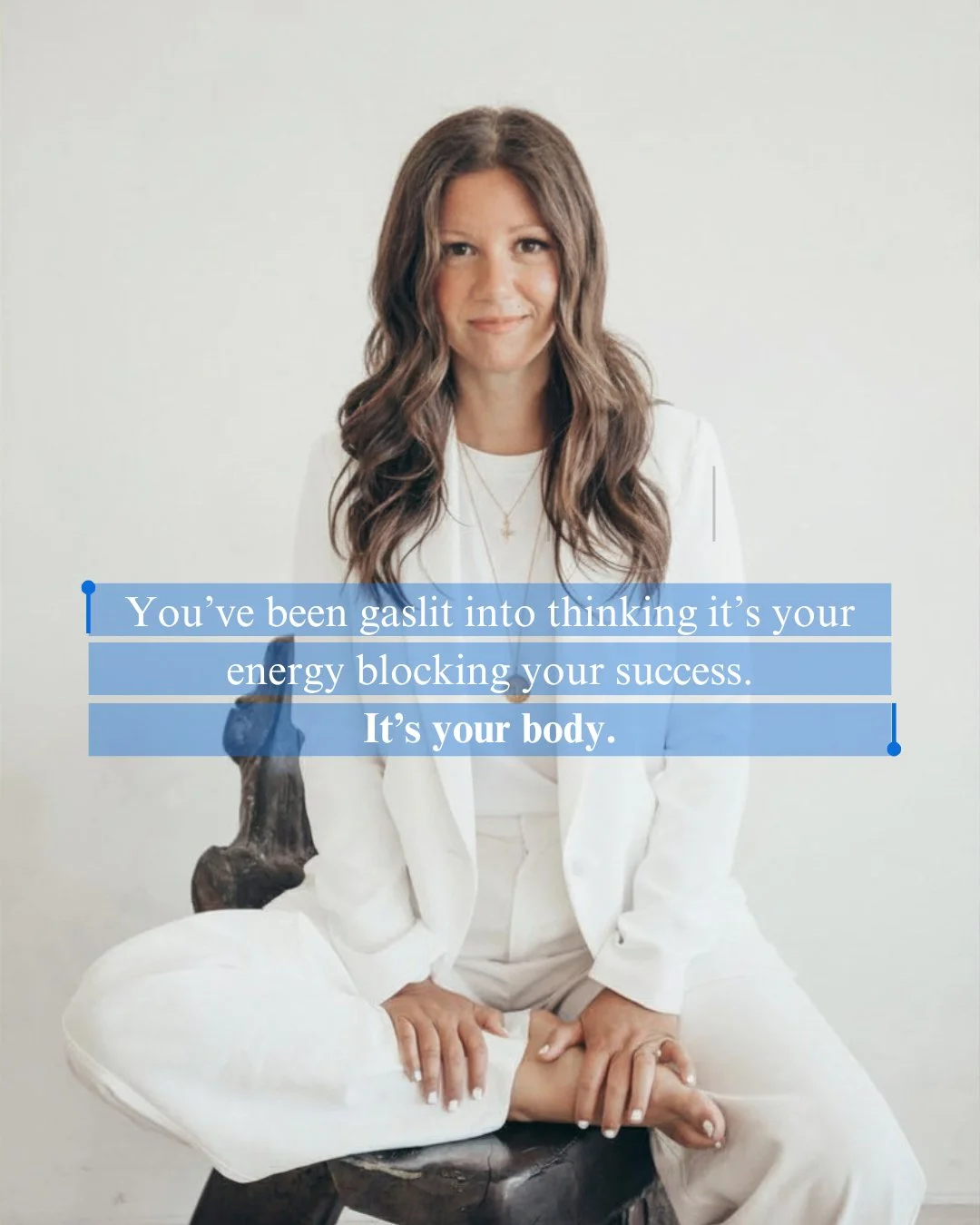 You&rsquo;ve probably been told:

&ldquo;just align your energy&rdquo;
&ldquo;think more positively&rdquo;
&ldquo;reframe it&rdquo;

But if your body doesn&rsquo;t feel safe&hellip;

you will keep recreating the same patterns
no matter how much you &