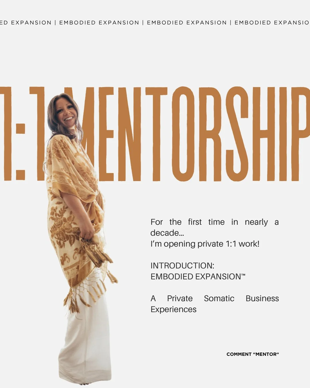 For years I said no to opening private 1:1 work again.

Not because I didn&rsquo;t love it&hellip;
but because I knew if I ever did, it would need to feel DIFFERENT.

More intimate.
More precise.
More personalized.
Less &ldquo;business coaching.&rdqu