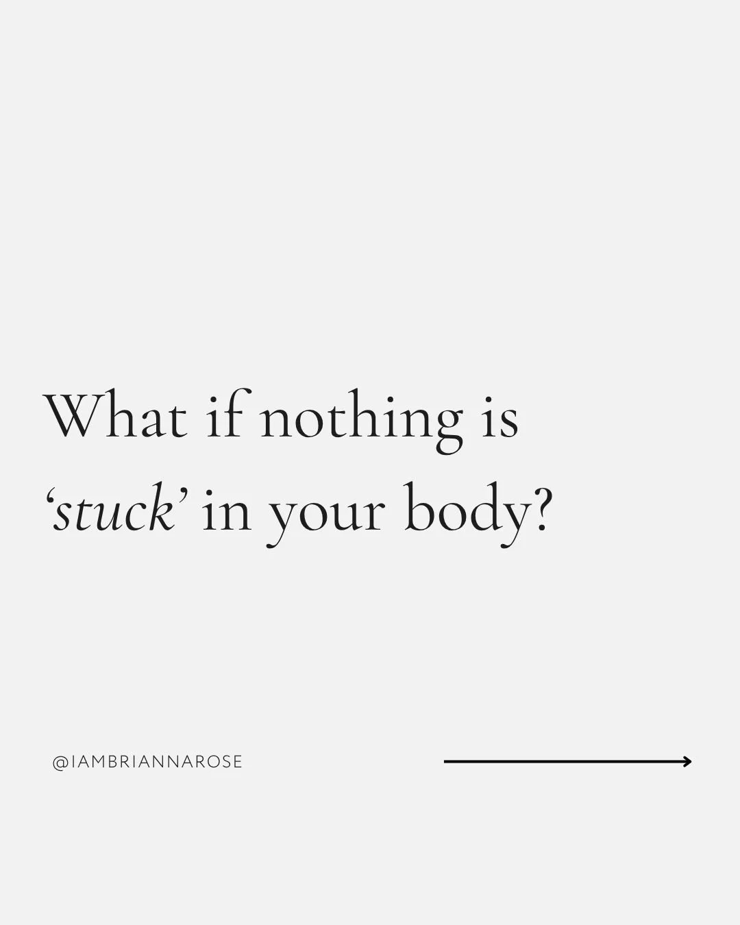 FIRST --- CAN I GET AN 'AMEN' IN THE COMMENTS 😆

Listen... for years we've been taught to look at the body like a storage unit.

Trauma stored here.
Emotions trapped there.
Stress buried somewhere deep inside waiting to be released.

And while I und