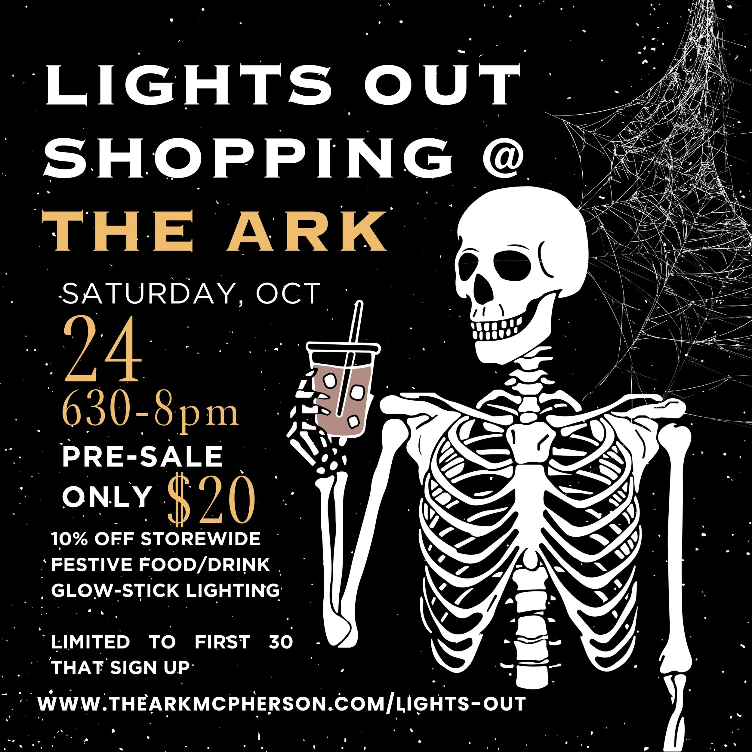 Lights Out Halloween Shopping