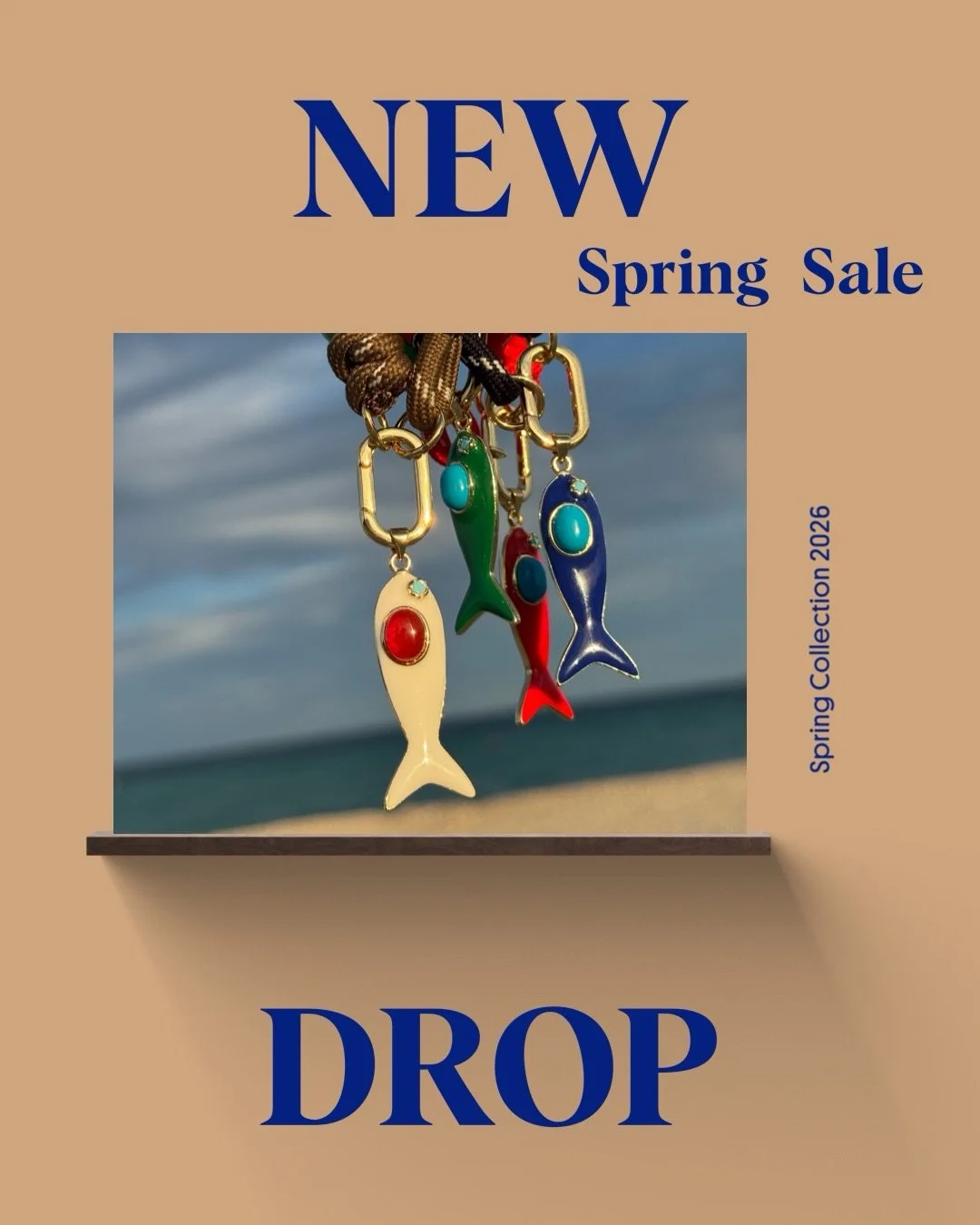 Inspired by the sea, made for the season 🎏🐠🐚🪸🌊
Soft sands, deep blues, and textures that flow like waves. Shop Spring 2026 now&hellip;.Now available online (link in bio)

Enjoy 15% off site wide! Use Code: LUCKYS26 at checkout.

Made with care, 