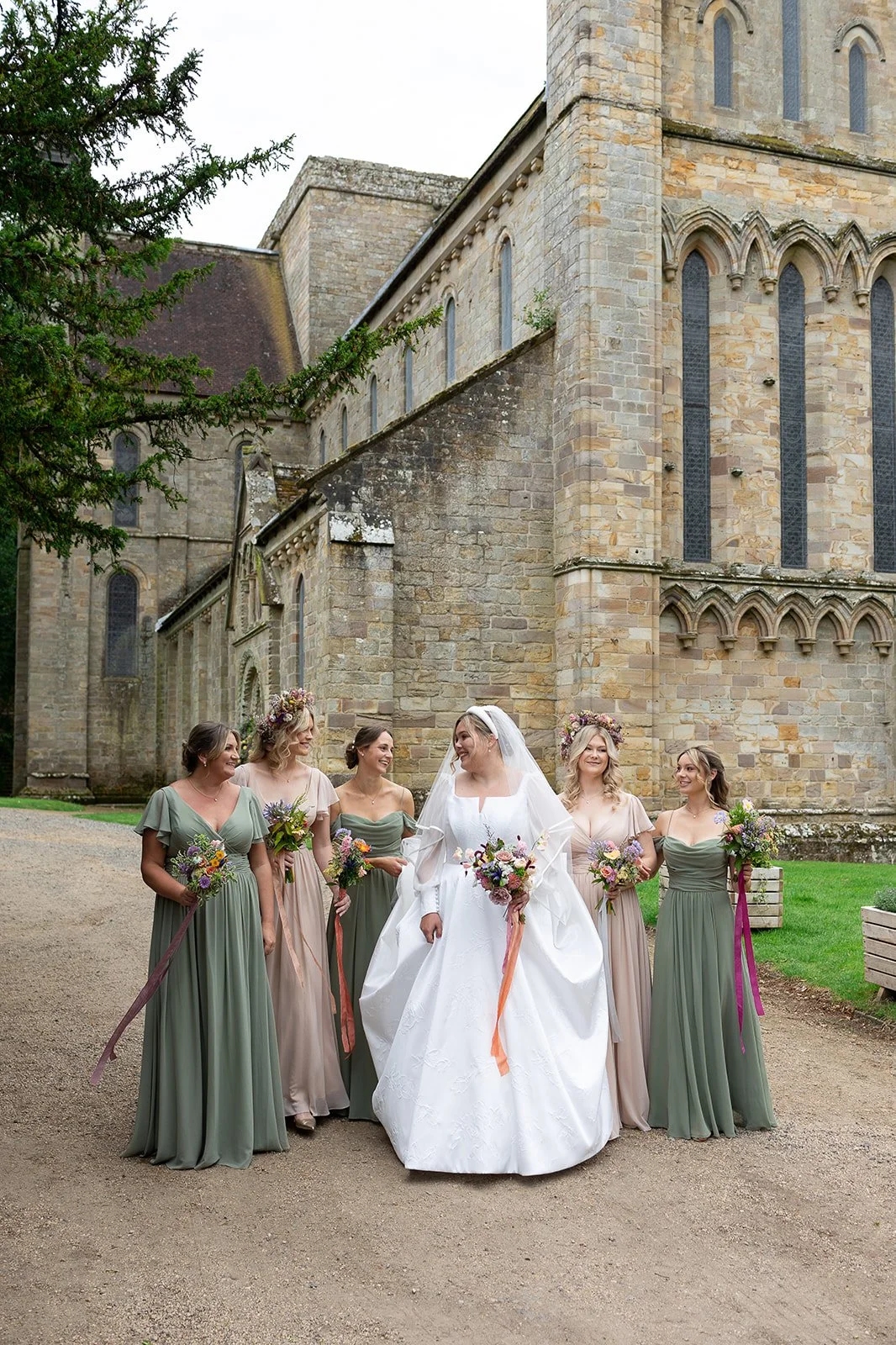 Brinkburn Priory wedding flowers