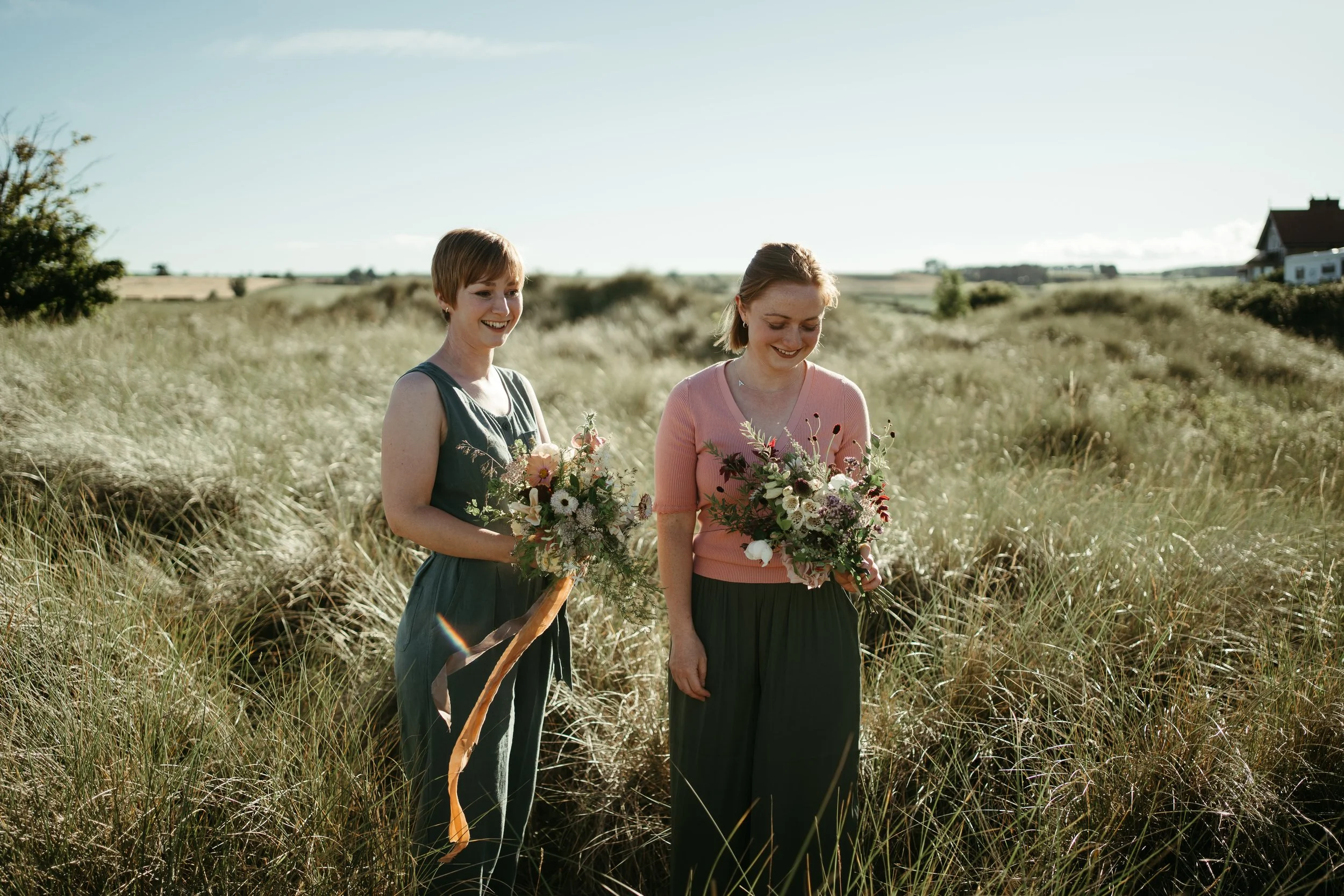 Seasonal British flowers grown in Northumberland