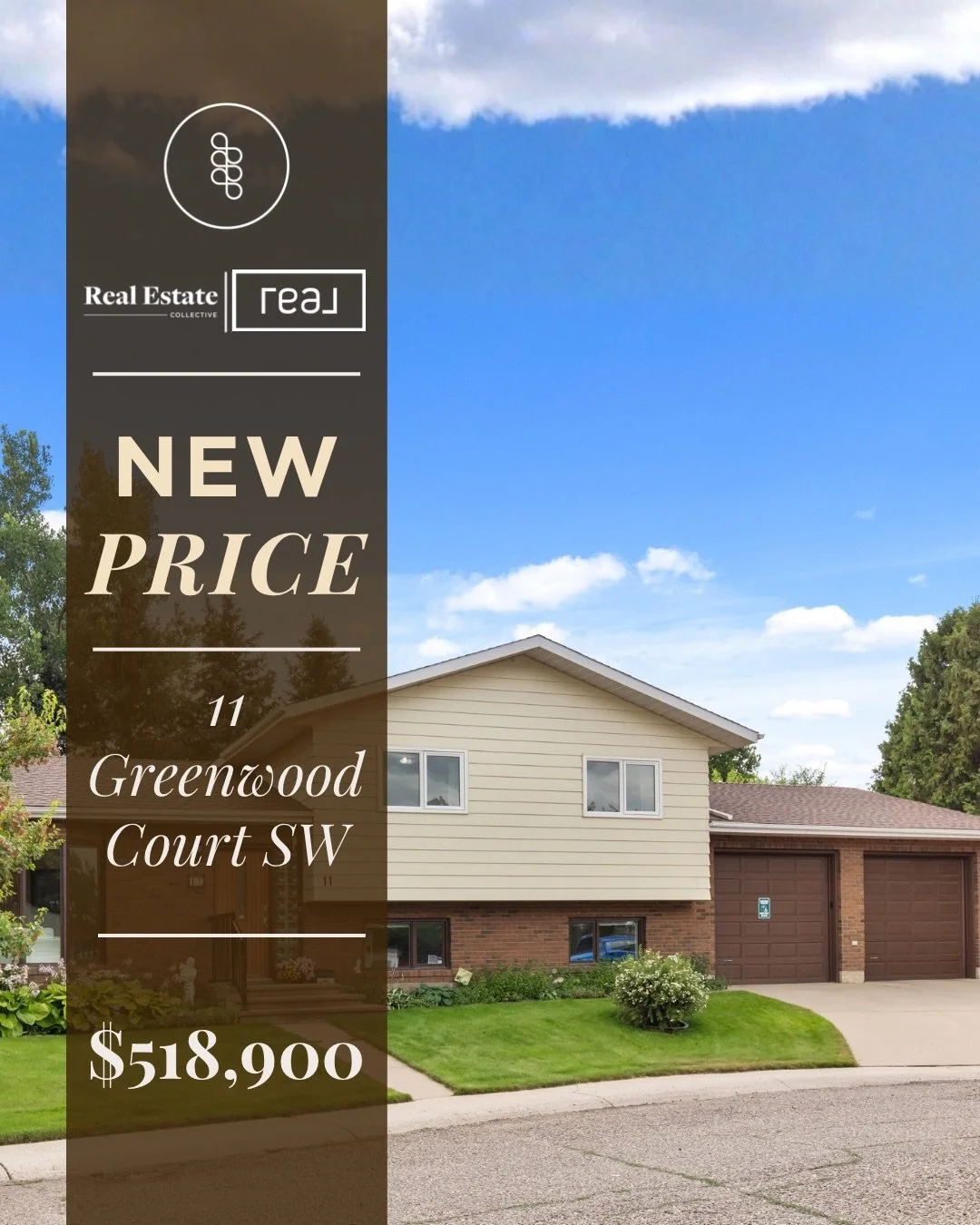 🚨 PRICE DROP ALERT! 🚨

📍 11 Greenwood Court SW

NEW PRICE: $518,900

Welcome to this beautifully upgraded Harlow home, backing onto green space and walking paths just steps from the river. Enjoy a private backyard with mature fruit trees, gardens 