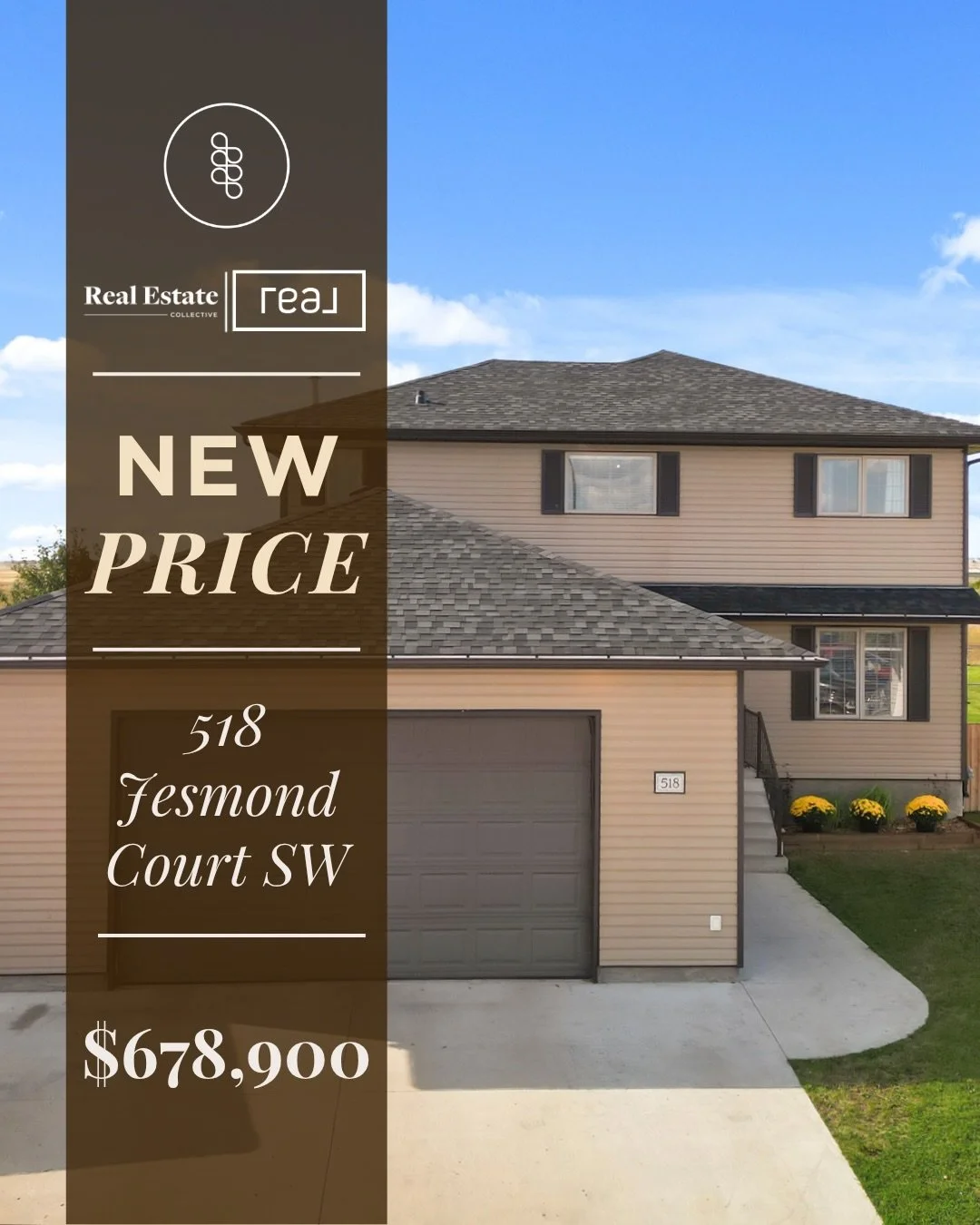 🚨 PRICE DROP + OPEN HOUSE ALERT! 🚨

📍518 Jesmond Court SW Redcliff

NEW PRICE: $678,900

🏡 OPEN HOUSE
📅 Thursday, August 27
⏰ 5:00&ndash;6:30 PM

This spacious Redcliff family home offers six bedrooms, four bathrooms, and a prime location backin