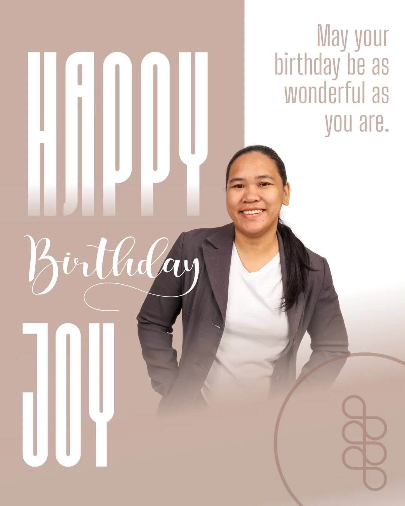 Cheers to another year! 🥂 

May this year bring you plenty of reasons to smile and even more wonderful memories to make. Happy Birthday, Joy! 🥳✨