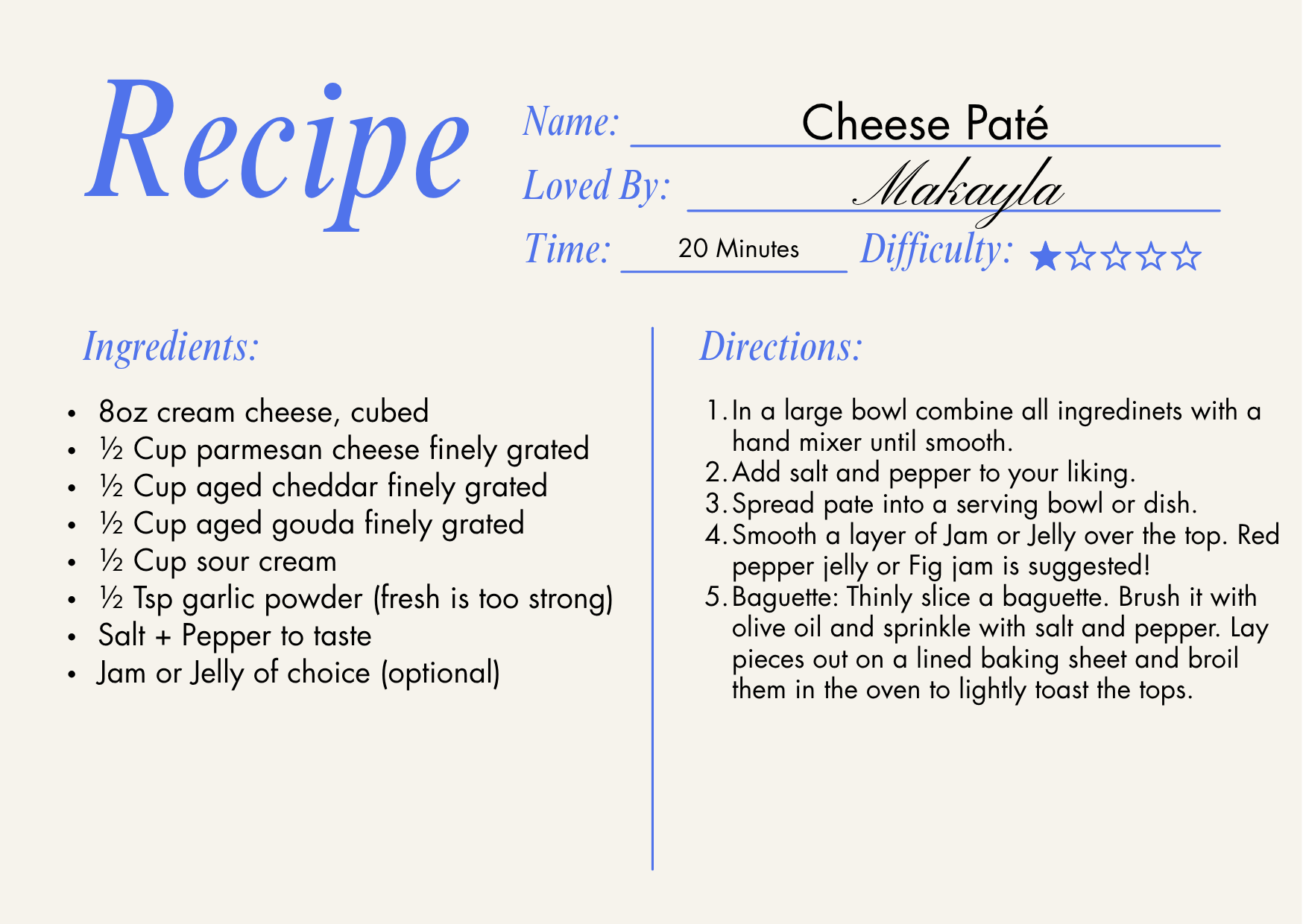 Blue Minimalist Recipe Card Blank.png