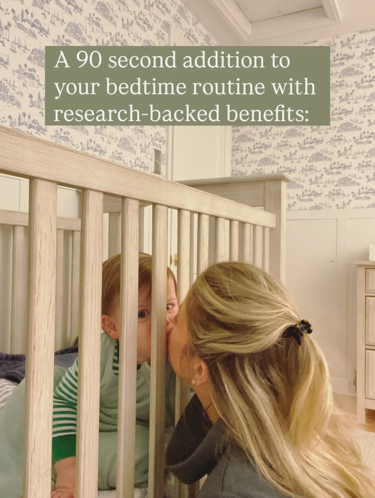 In addition to a million &ldquo;crib kisses&rdquo; 🥹, something that became integral to my son&rsquo;s bedtime routine at a very young age was narrating his day back to him. It consisted of us (the adult) listing 4-6 things that happened during his 