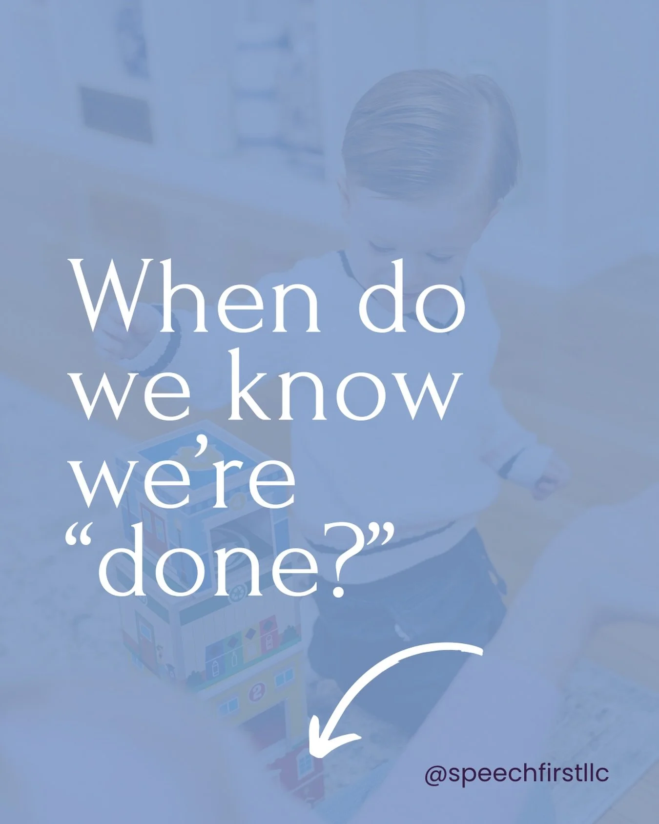 You may start to see things clicking for your child in speech therapy and wonder&mdash;how do we know when we&rsquo;re finished?

When it comes to speech sound disorders (articulation/phonology), the key word is AUTOMATICITY.

Our goal is to reach a 